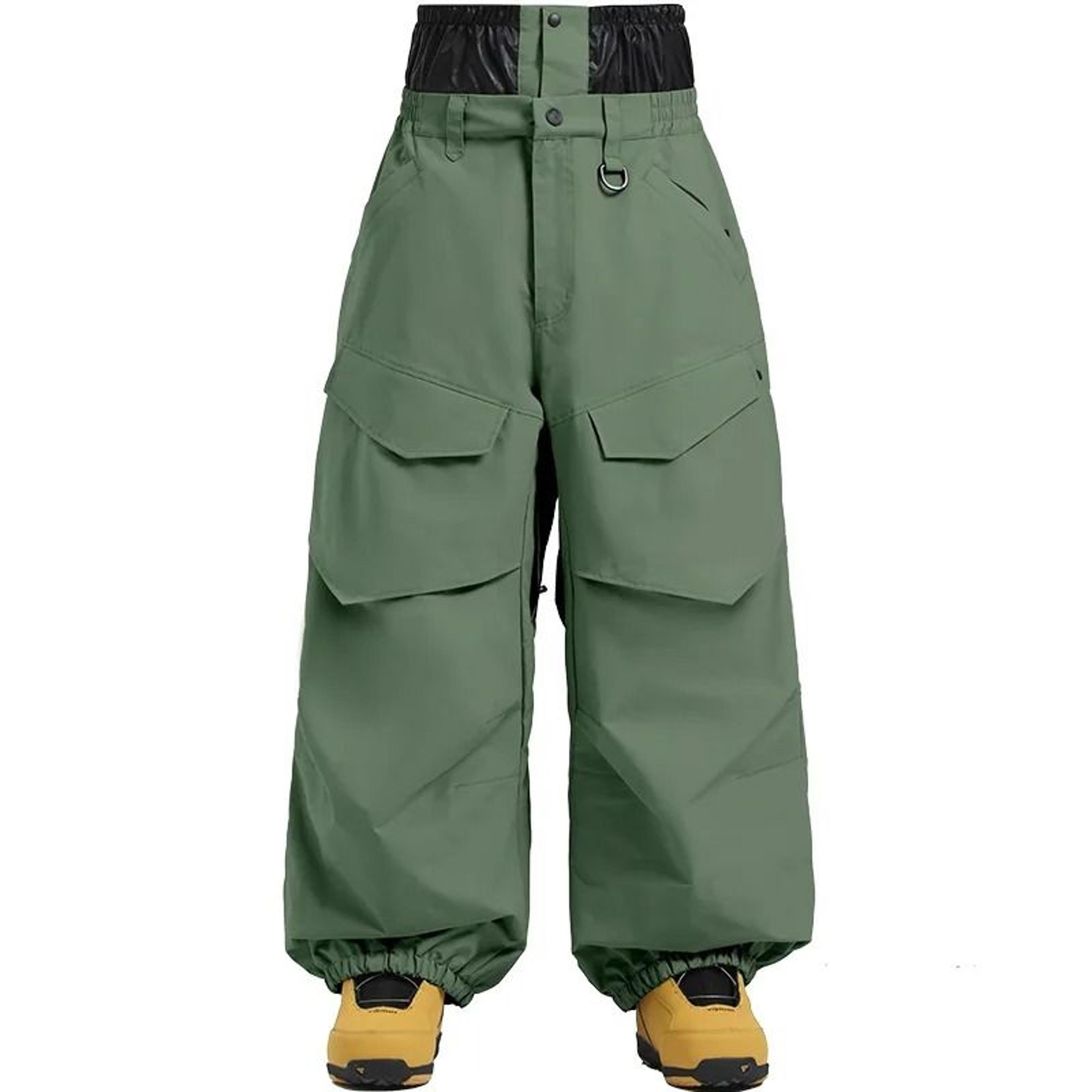 GSOU SNOW Thermal Snowboarding Overalls  Ski Pants  Waterproof Mountain Trousers 12