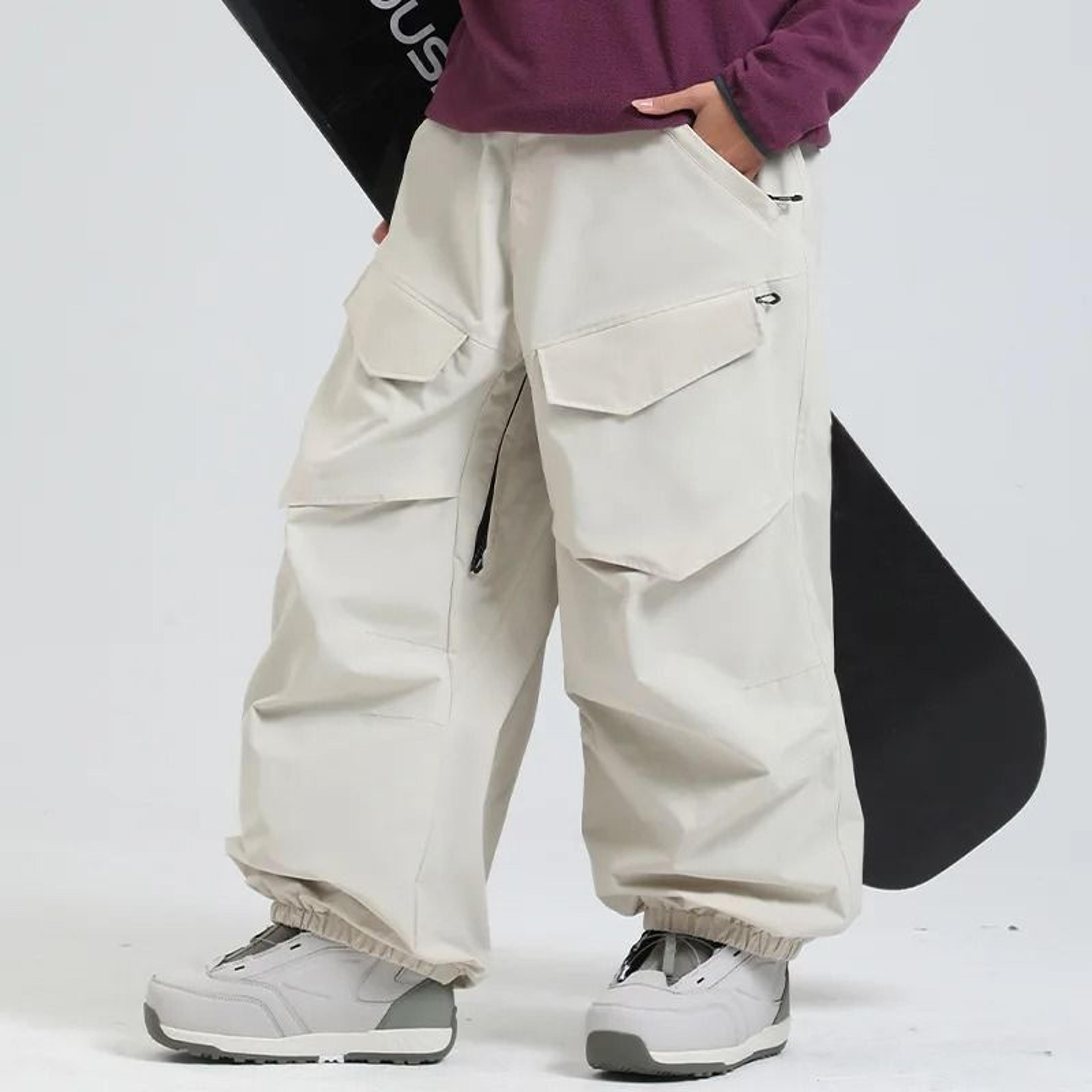 GSOU SNOW Thermal Snowboarding Overalls  Ski Pants  Waterproof Mountain Trousers 9