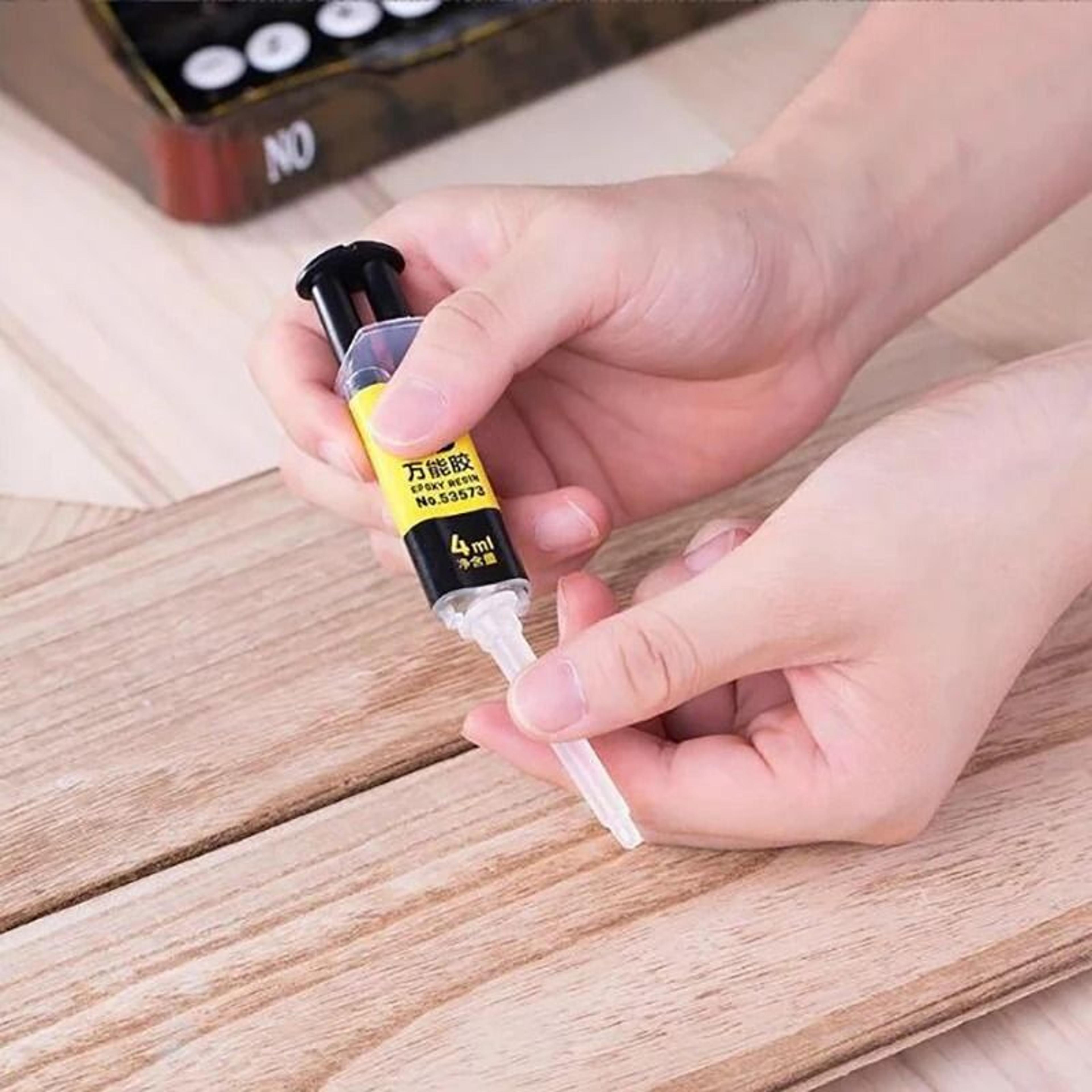 Epoxy Resin AB Glue  FastDrying Waterproof HighStrength Adhesive For Glass Metal Ceramic  Wood 3