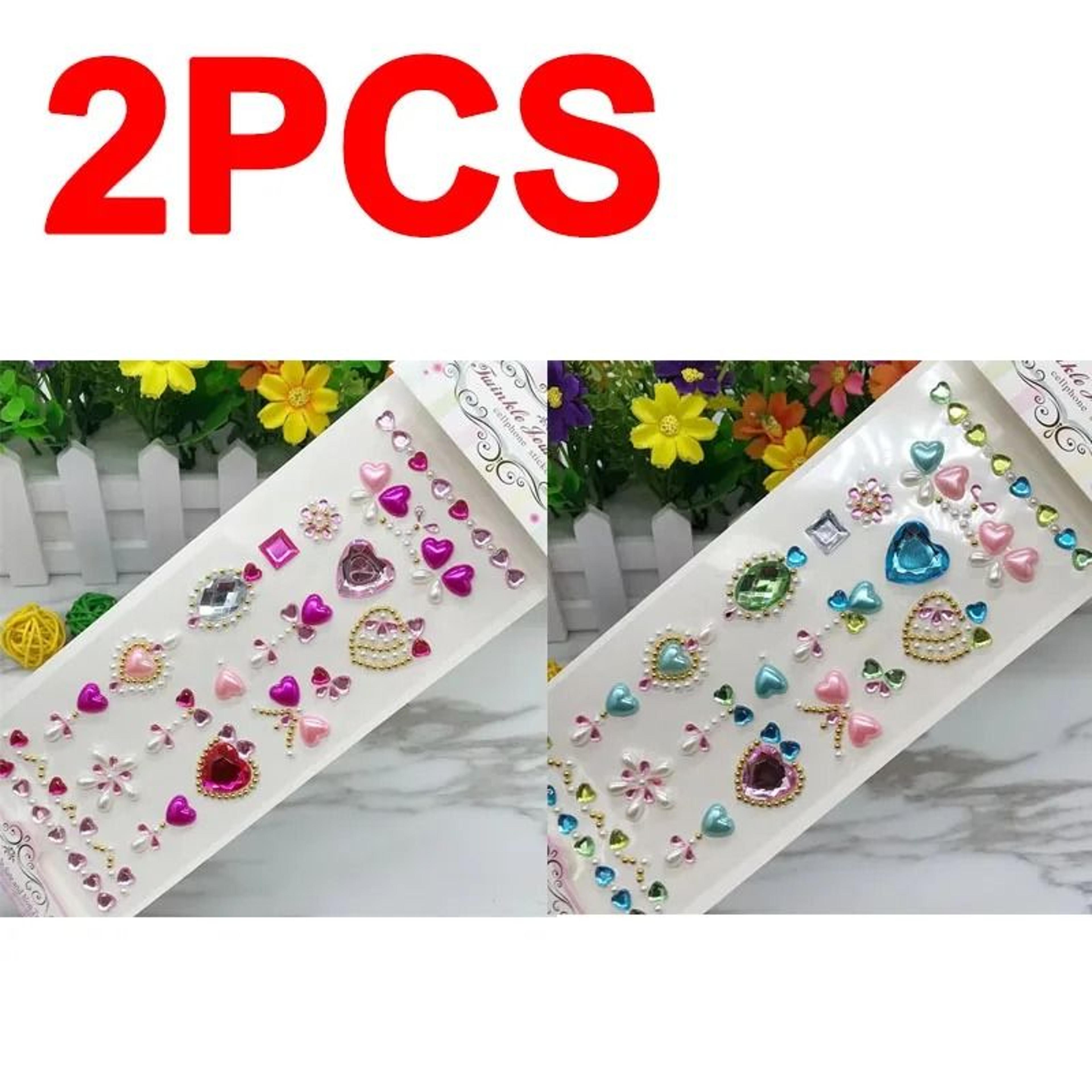 Bright Crystal Rhinestone Face Gems  SelfAdhesive Makeup Festival Jewels  Face Diamonds 15