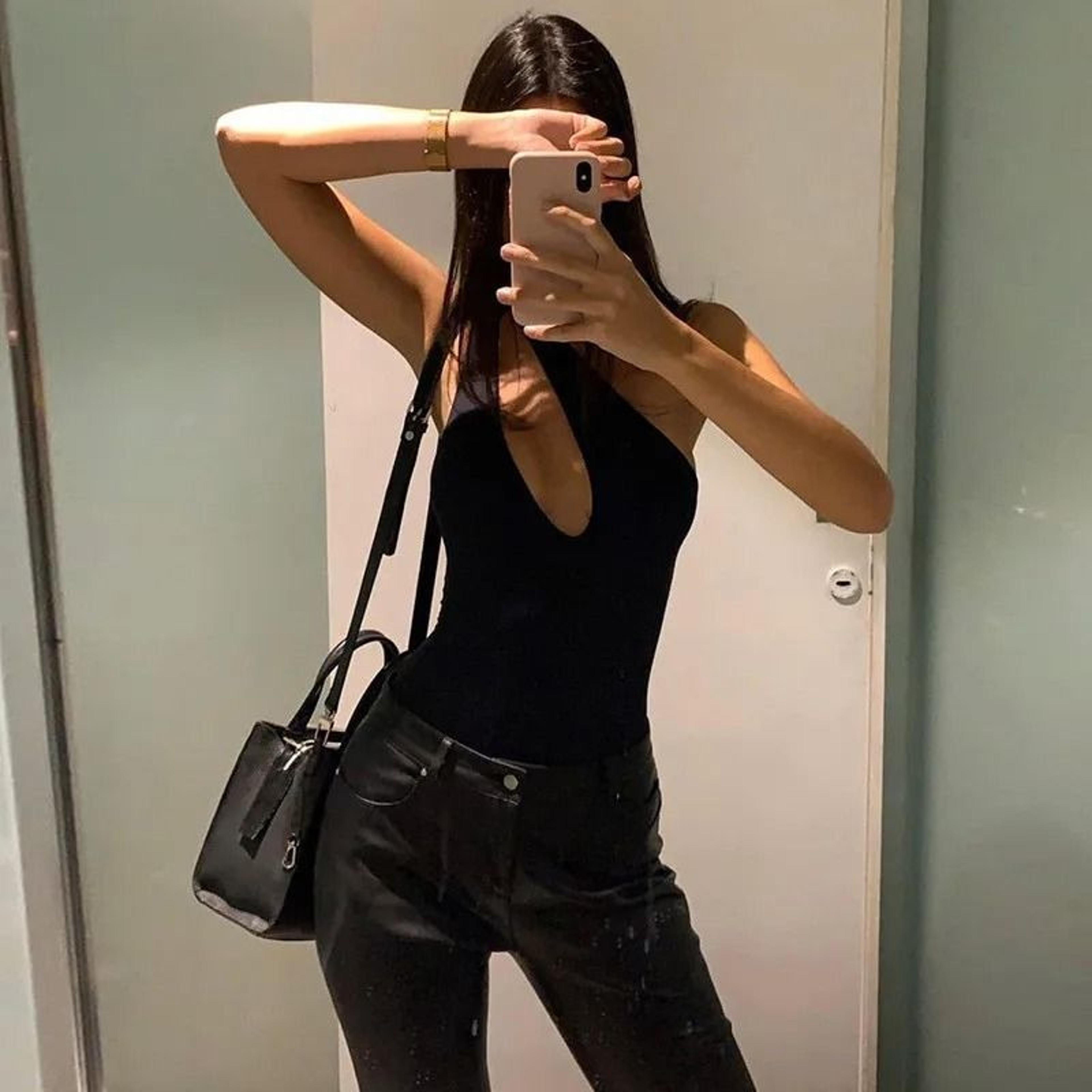 y2k one-shoulder cutout bodysuit - sexy black asymmetric sleeveless bodycon top