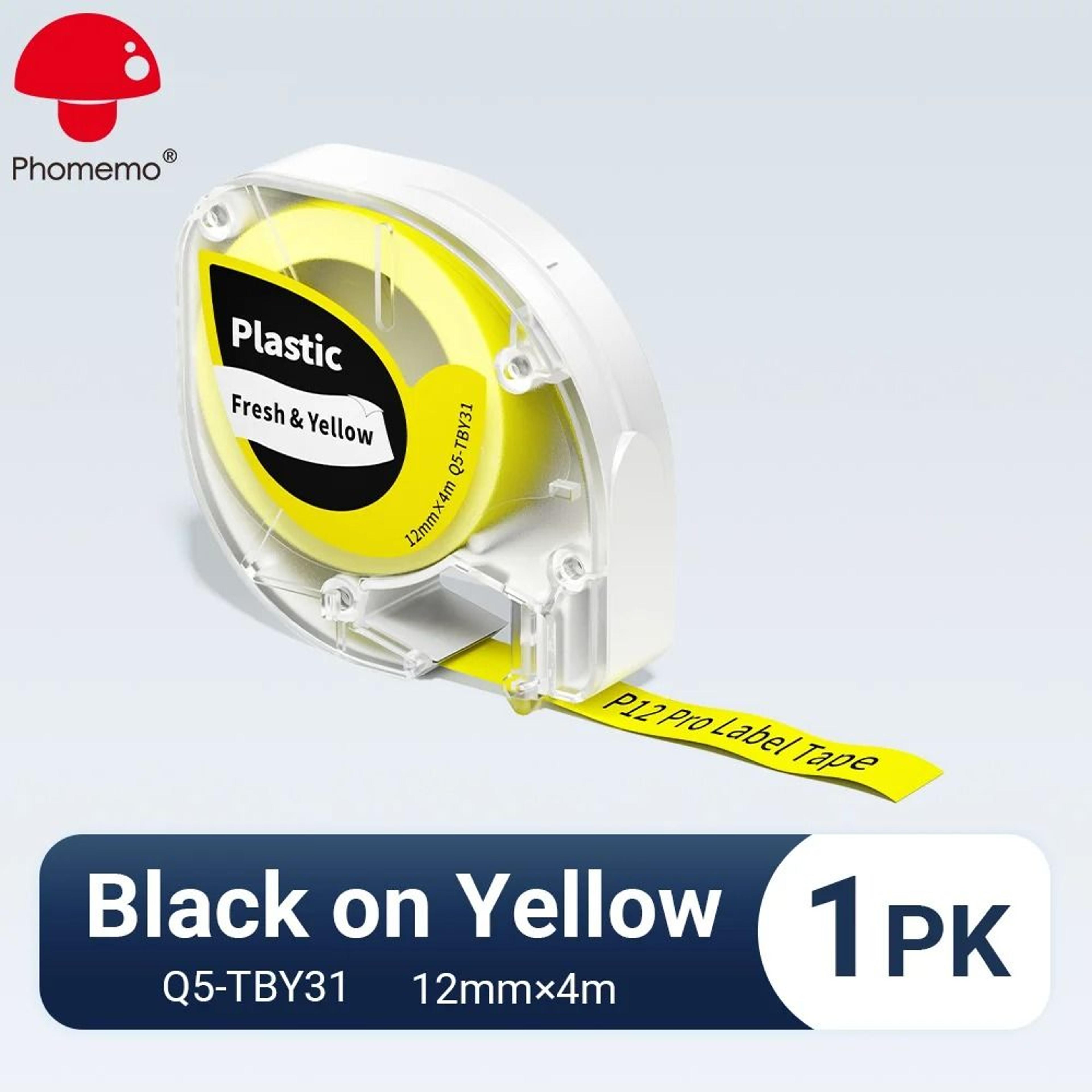Phomemo P12PRO Portable Wireless Bluetooth Label Maker Printer With 12mm Label Tape 28