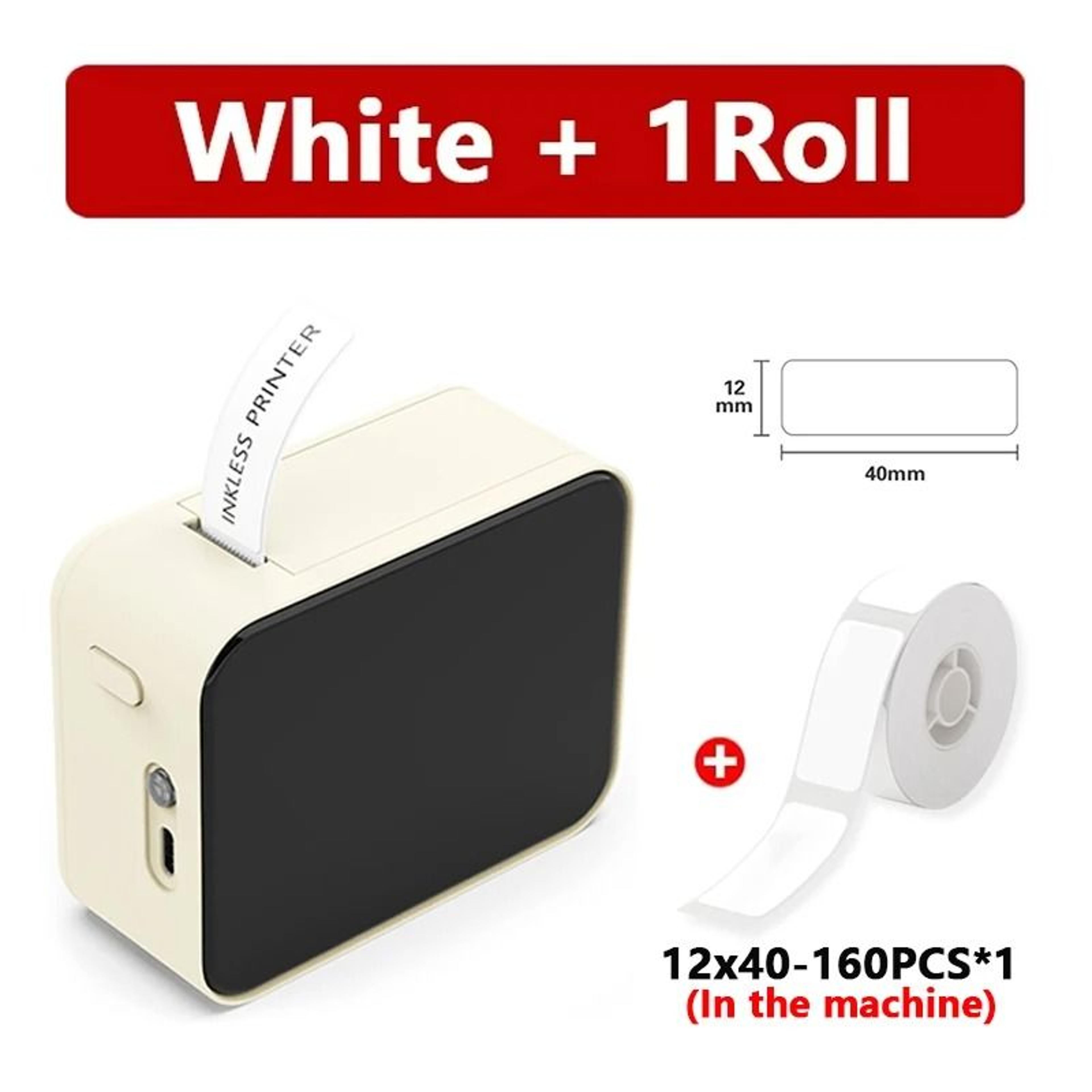 Marklife P15 Mini Portable Label Printer With 3Pack Thermal Adhesive Paper Set 8