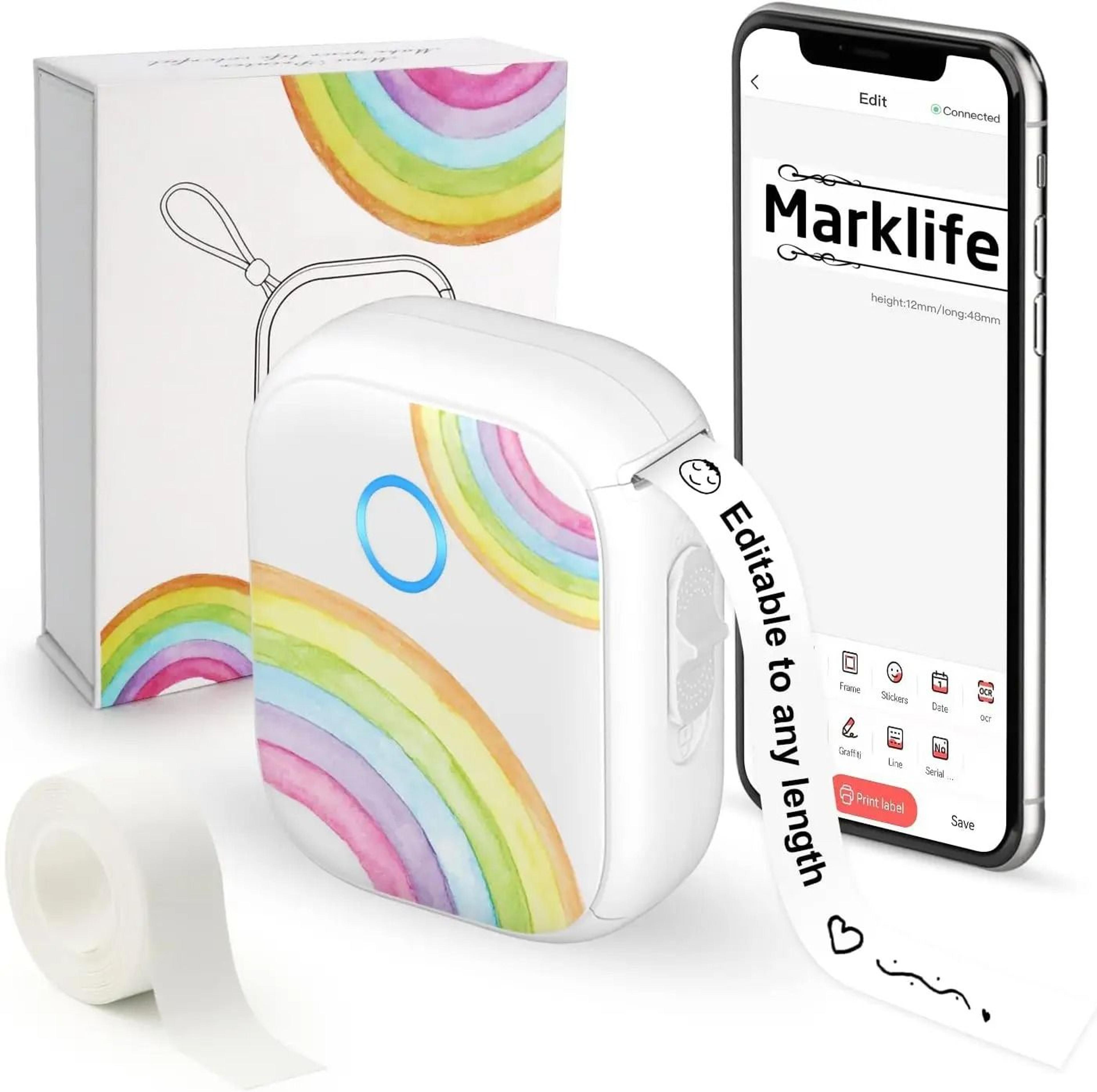 Marklife P12 Portable Bluetooth Thermal Label Printer 0