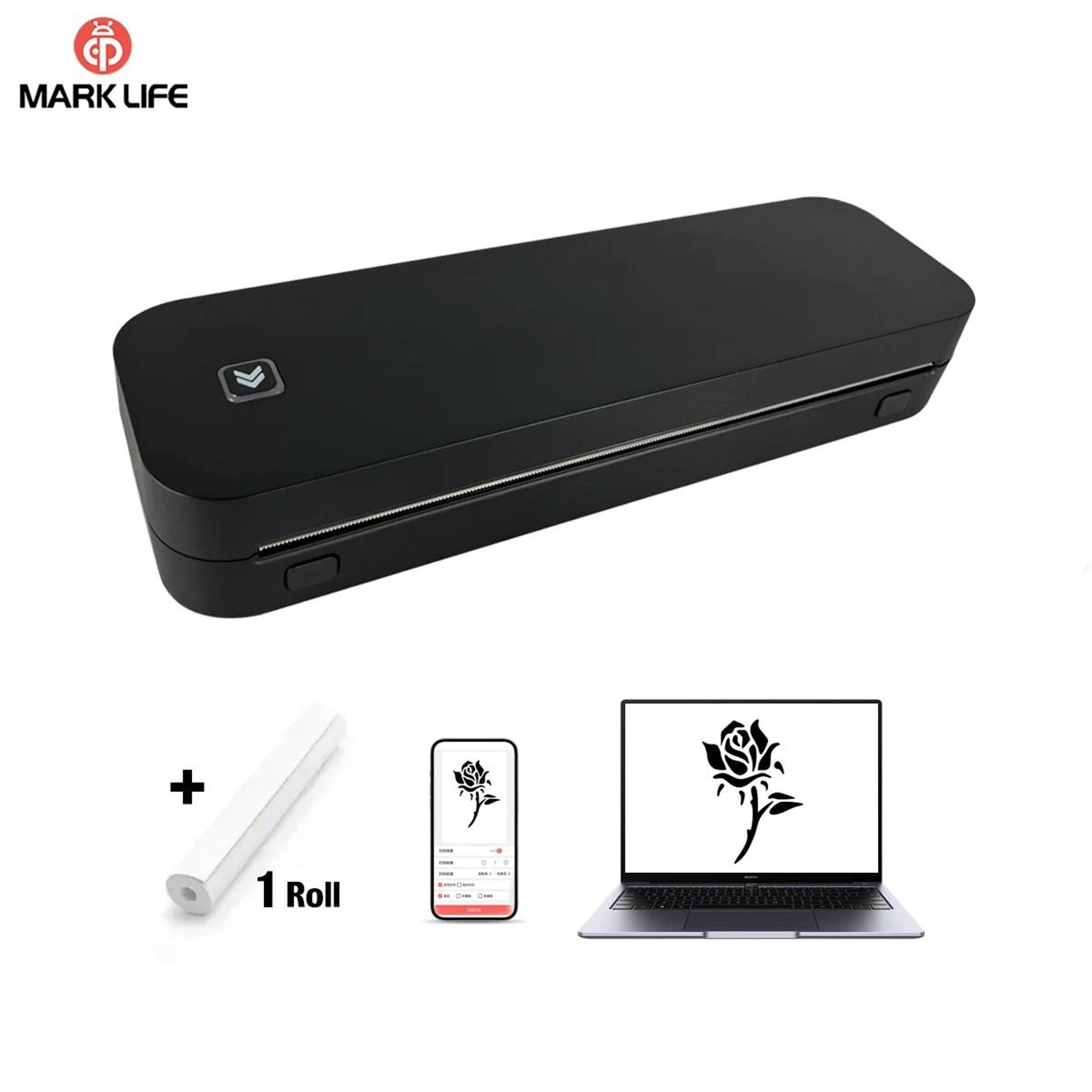 Marklife D210 Mini Portable A4 Wireless Bluetooth Thermal Tattoo  Document Printer 7