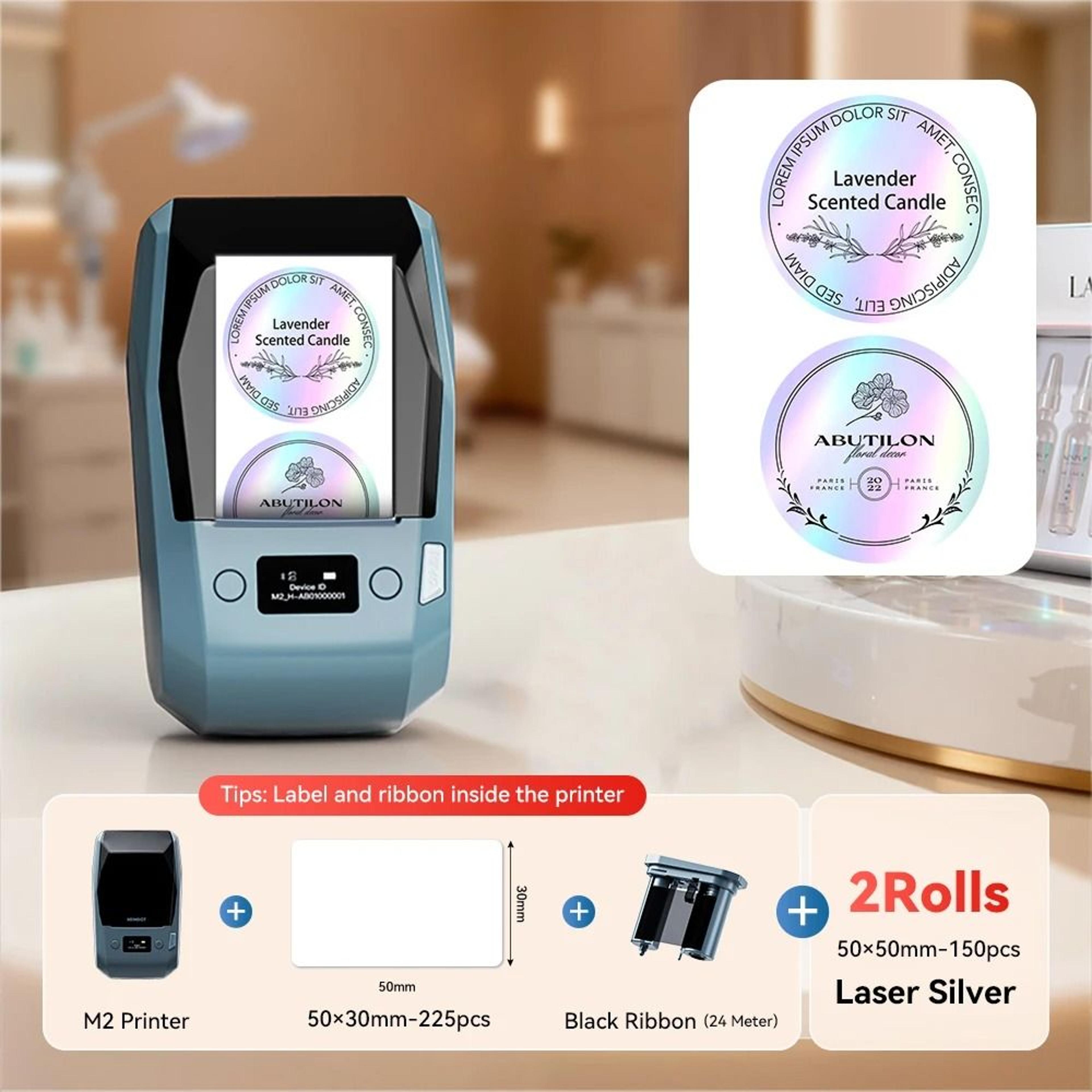 NIIMBOT M2 300DPI HighDefinition Thermal Transfer Label Printer 2050mm 16