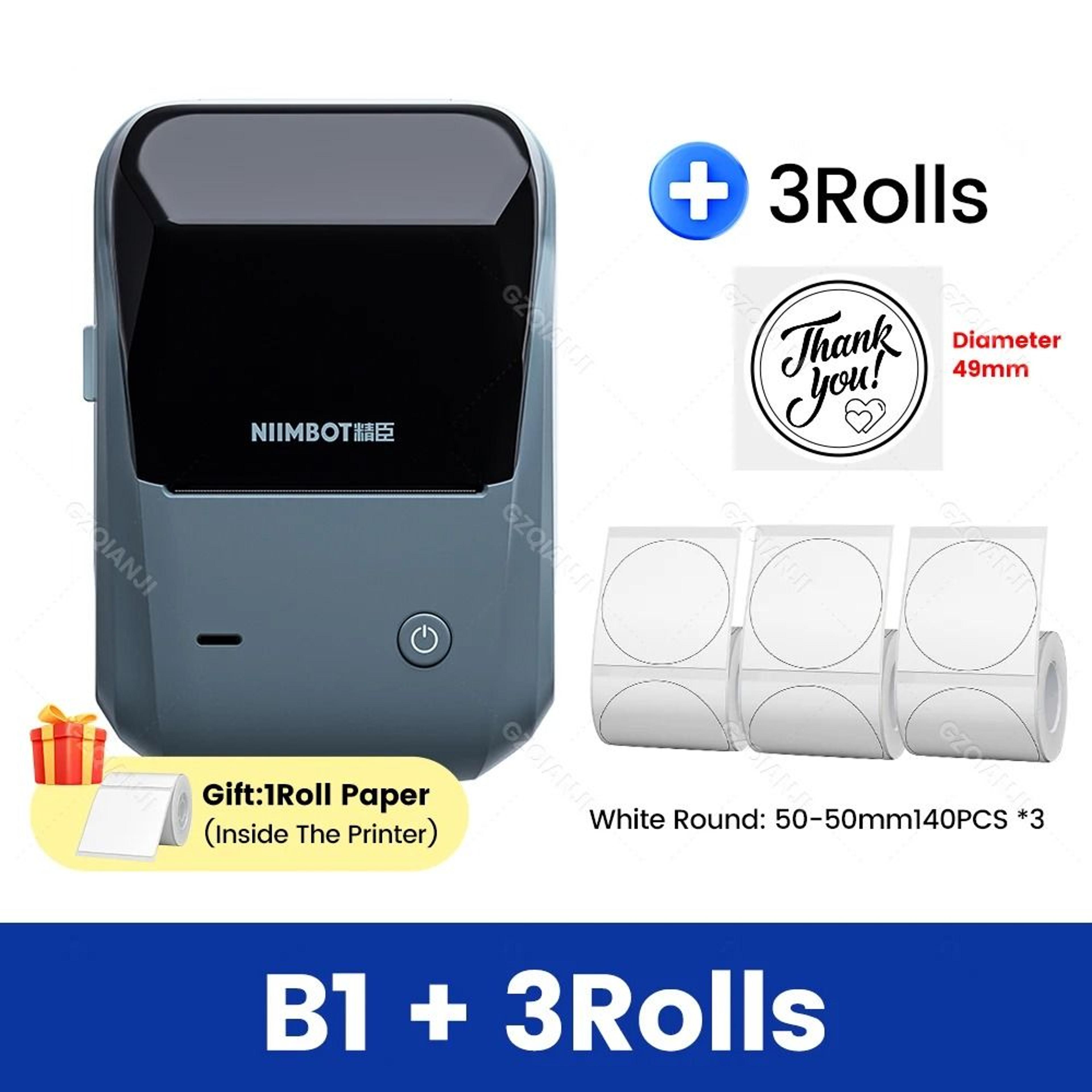 NIIMBOT B1 Portable Handheld Wireless Bluetooth Thermal Label Printer 21