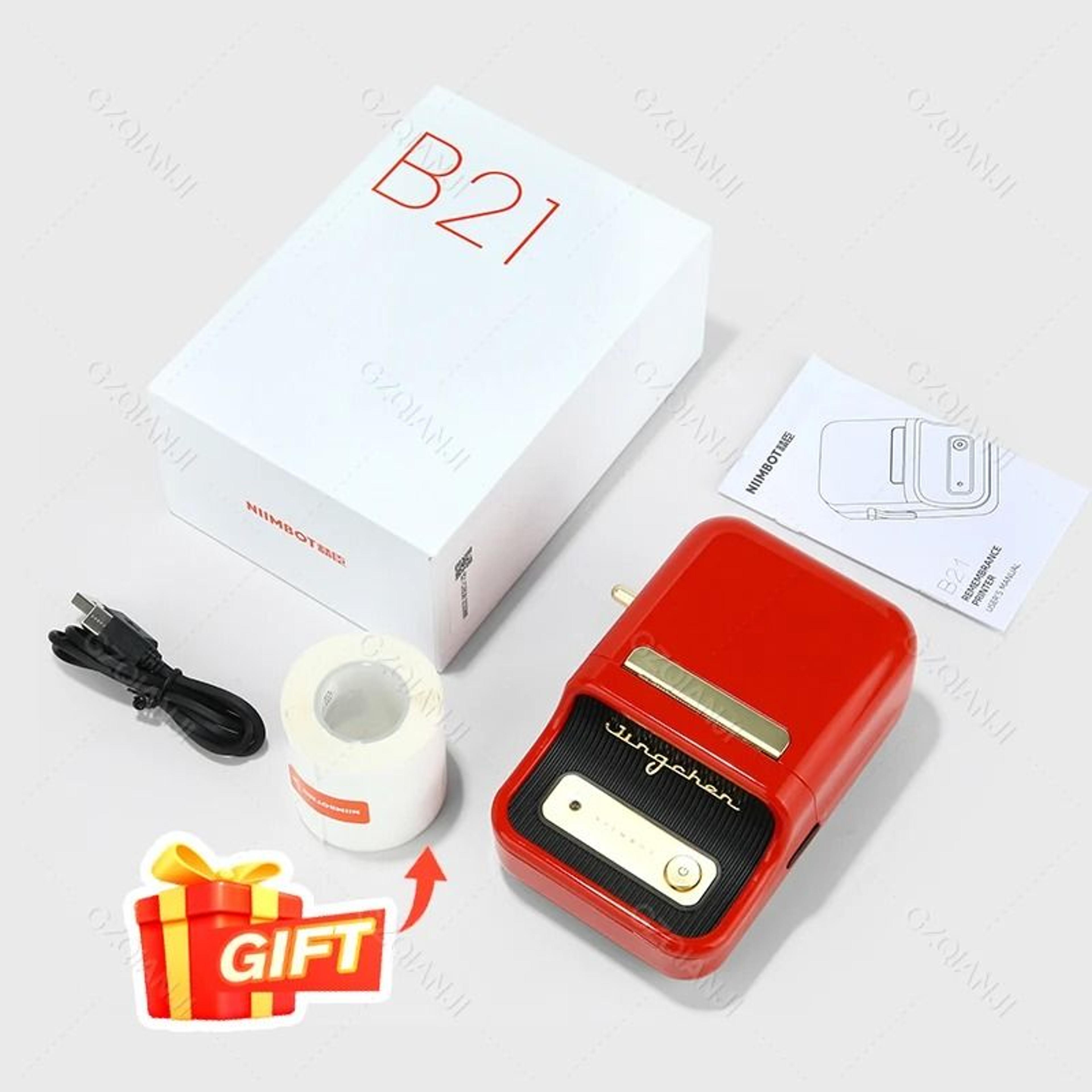 NIIMBOT B21 Portable Wireless Thermal Barcode  Jewelry Label Printer With Gift Tape 11
