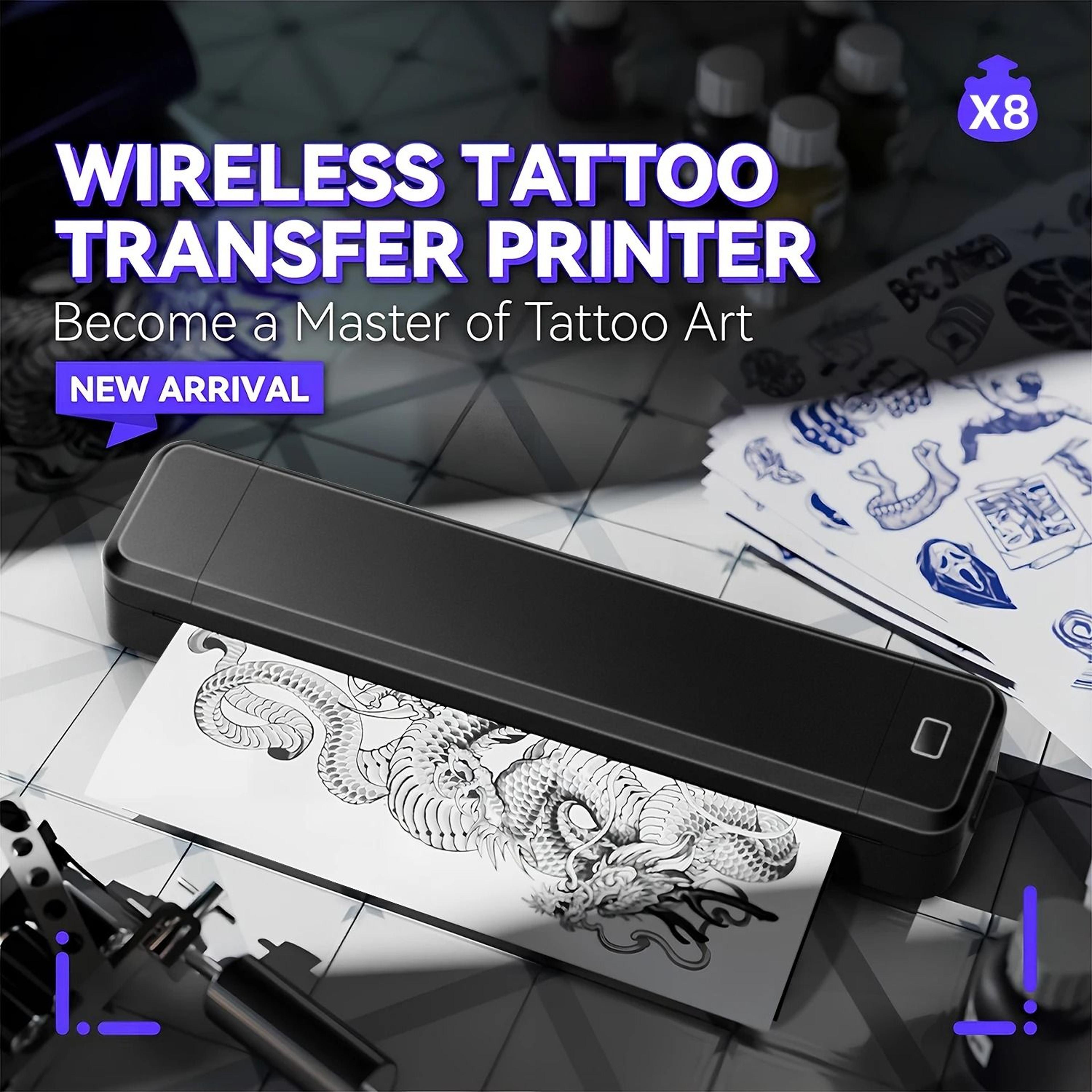 Portable A4 Wireless Thermal Document Printer For Home  Office 2