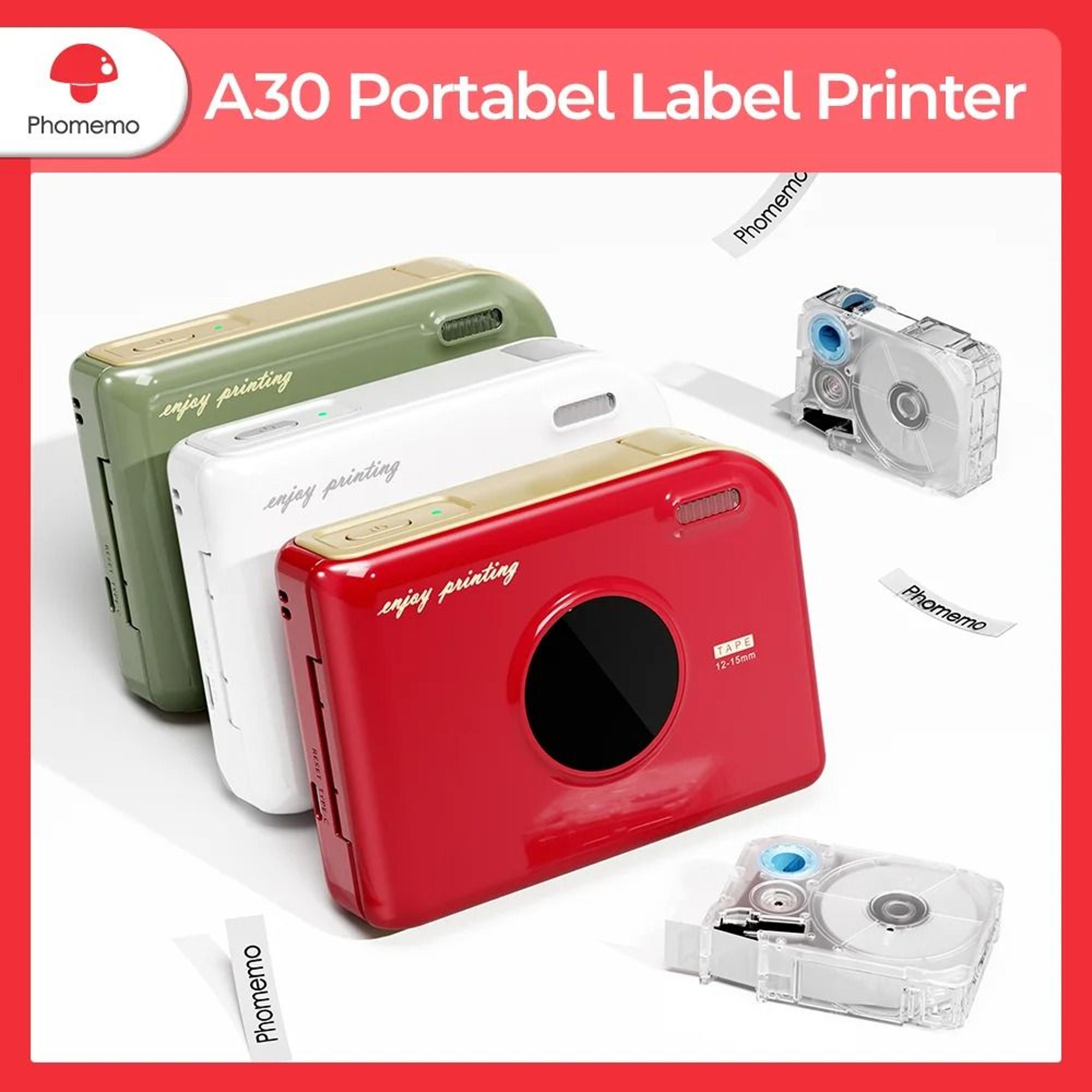 Zodzi A30 New Design Inkless Bluetooth Portable Label Printer 12mm 0