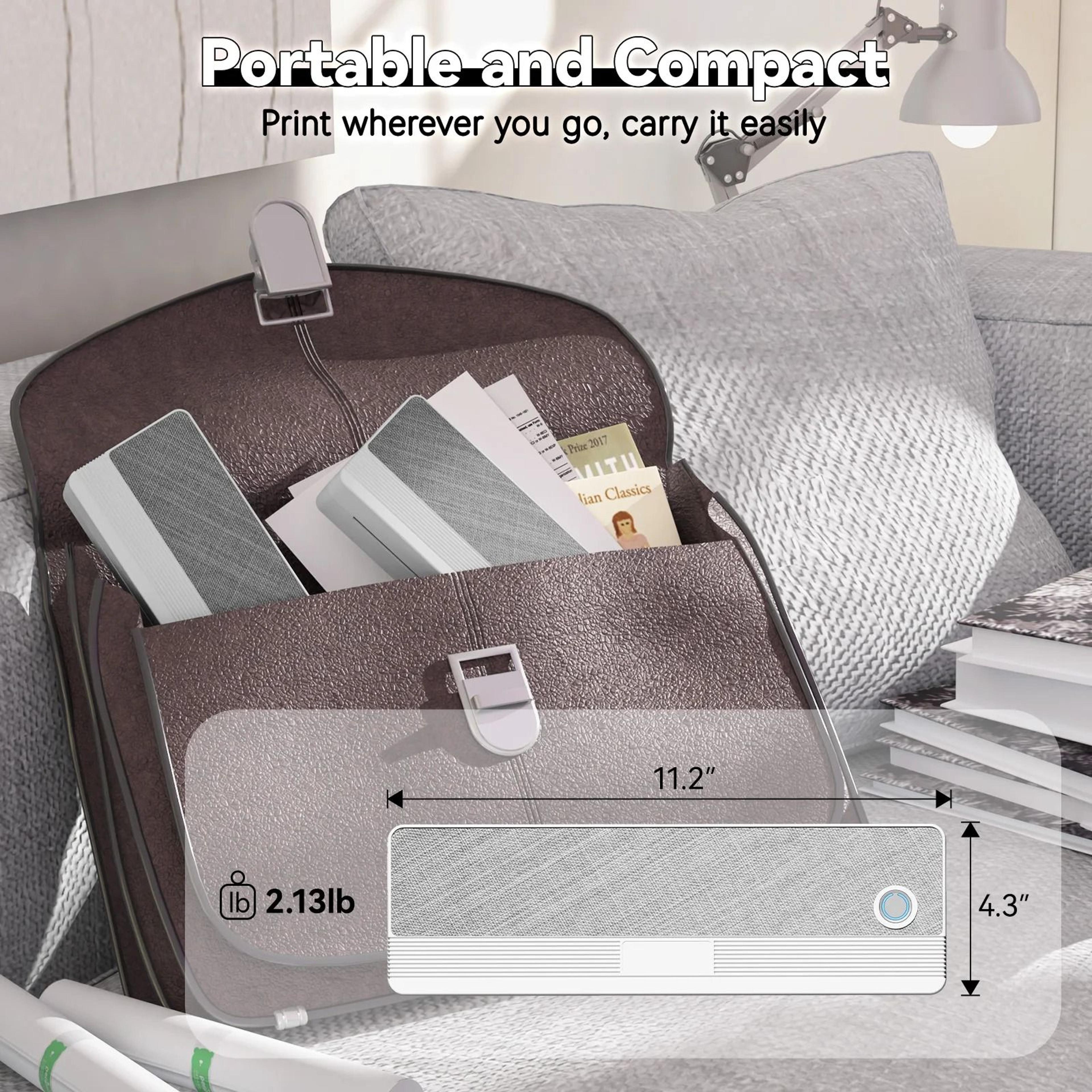 PeriPage A40 Mini Portable A4 Wireless Thermal Document  Tattoo Printer With Paper 5