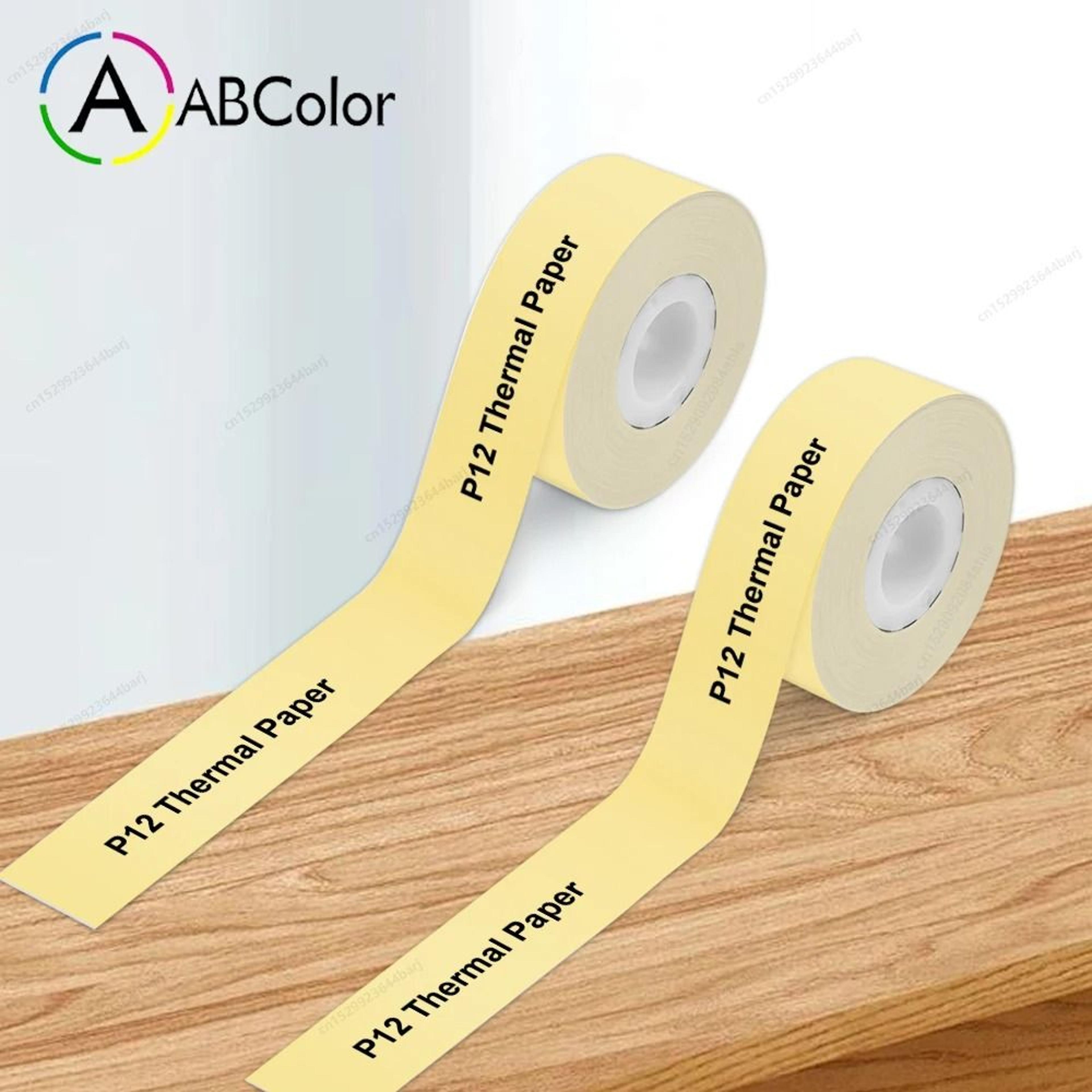 P12 Mini Wireless Thermal Label Printer  AutoCut Sticker Maker 11