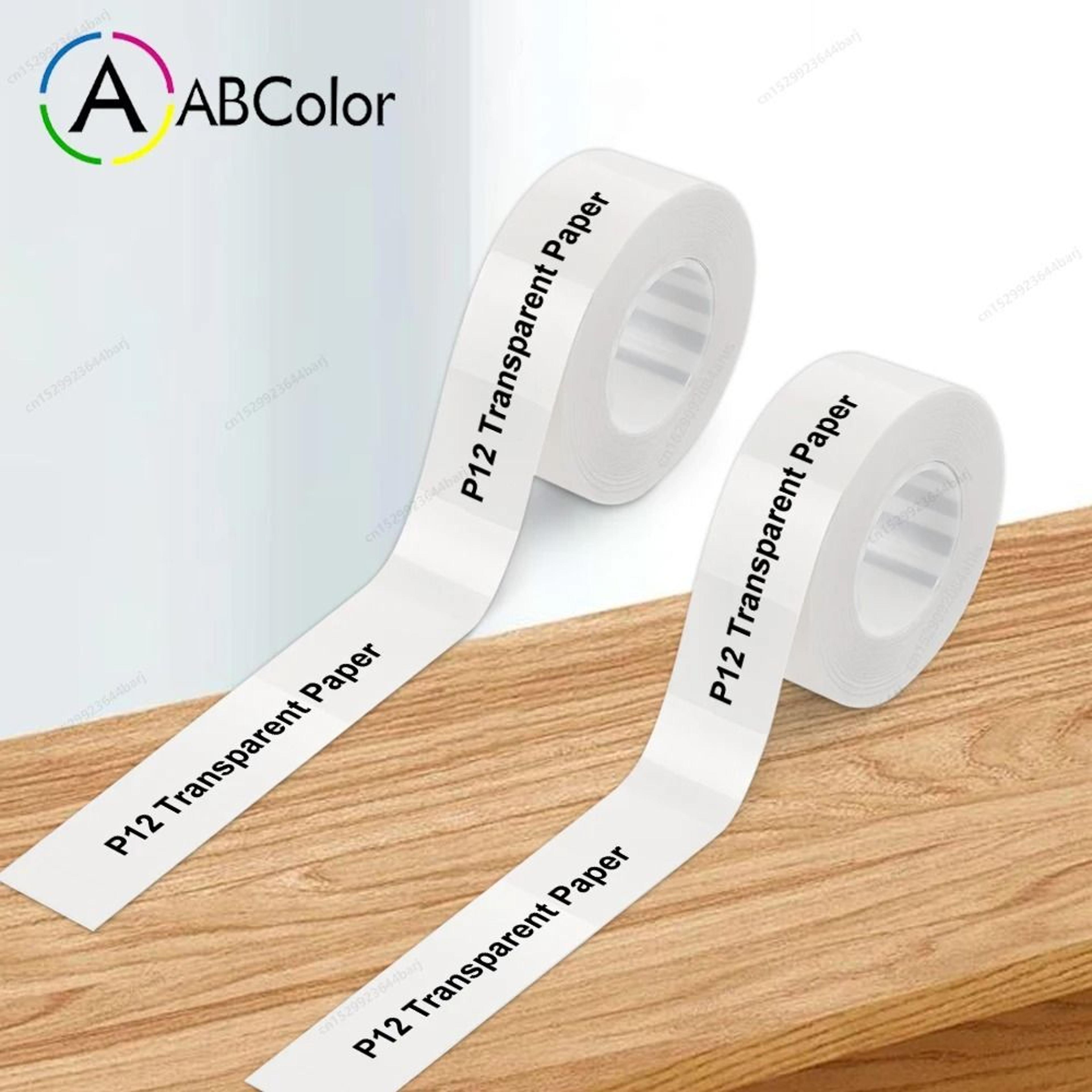 P12 Mini Wireless Thermal Label Printer  AutoCut Sticker Maker 9