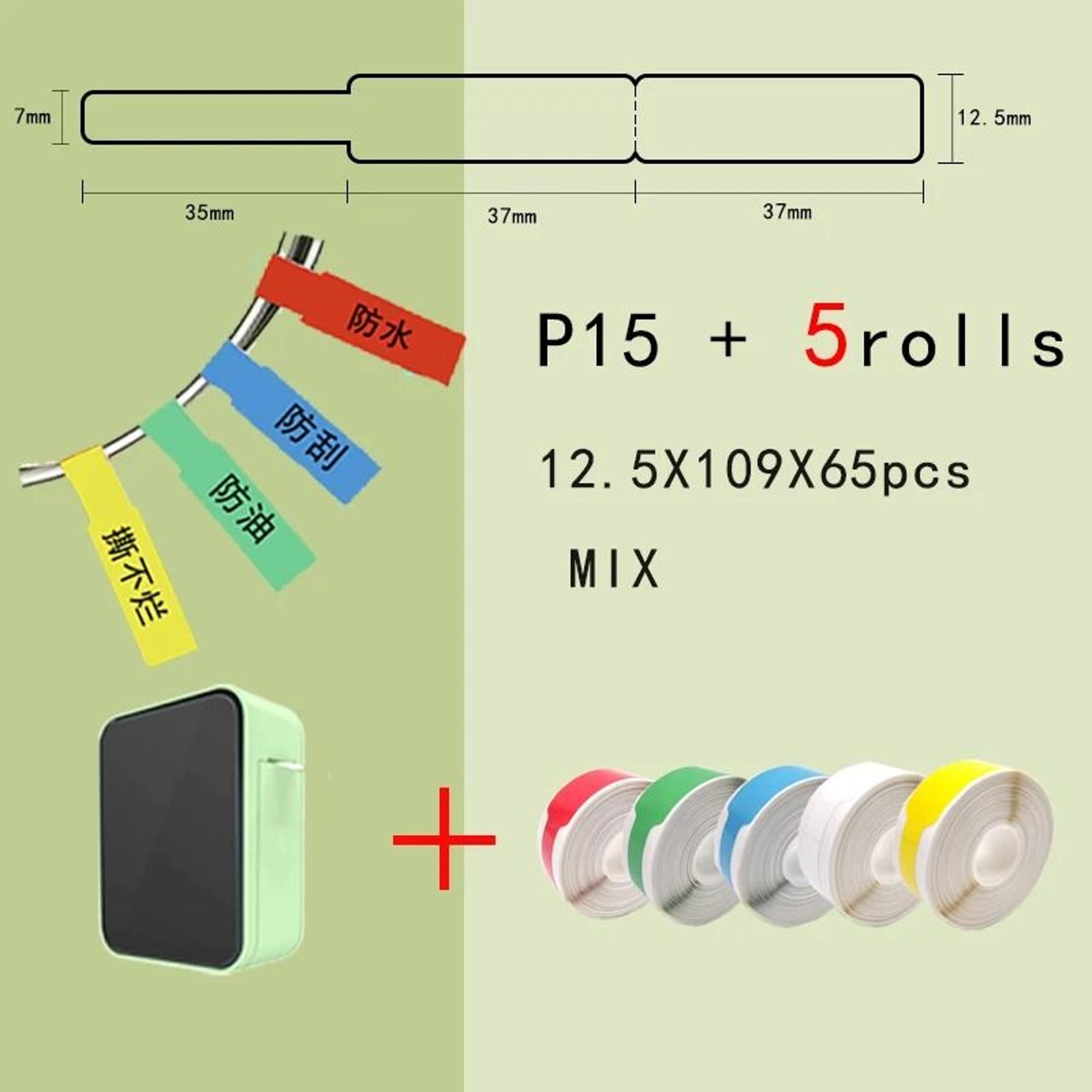 P15 Wireless Mini Thermal Cable  Wire Label Printer 13