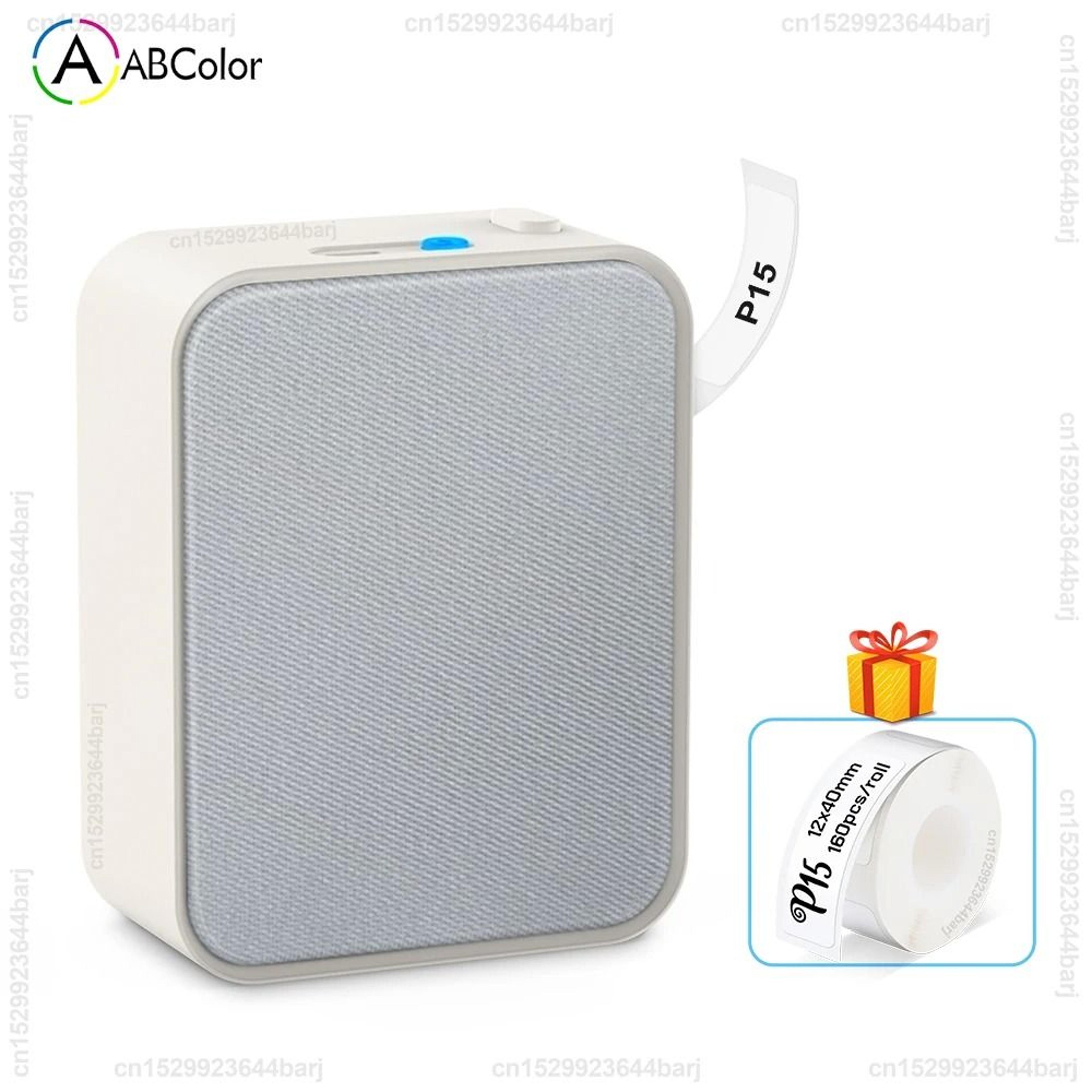 P15 Mini Wireless Bluetooth Thermal Label Printer  Sticker Maker 12