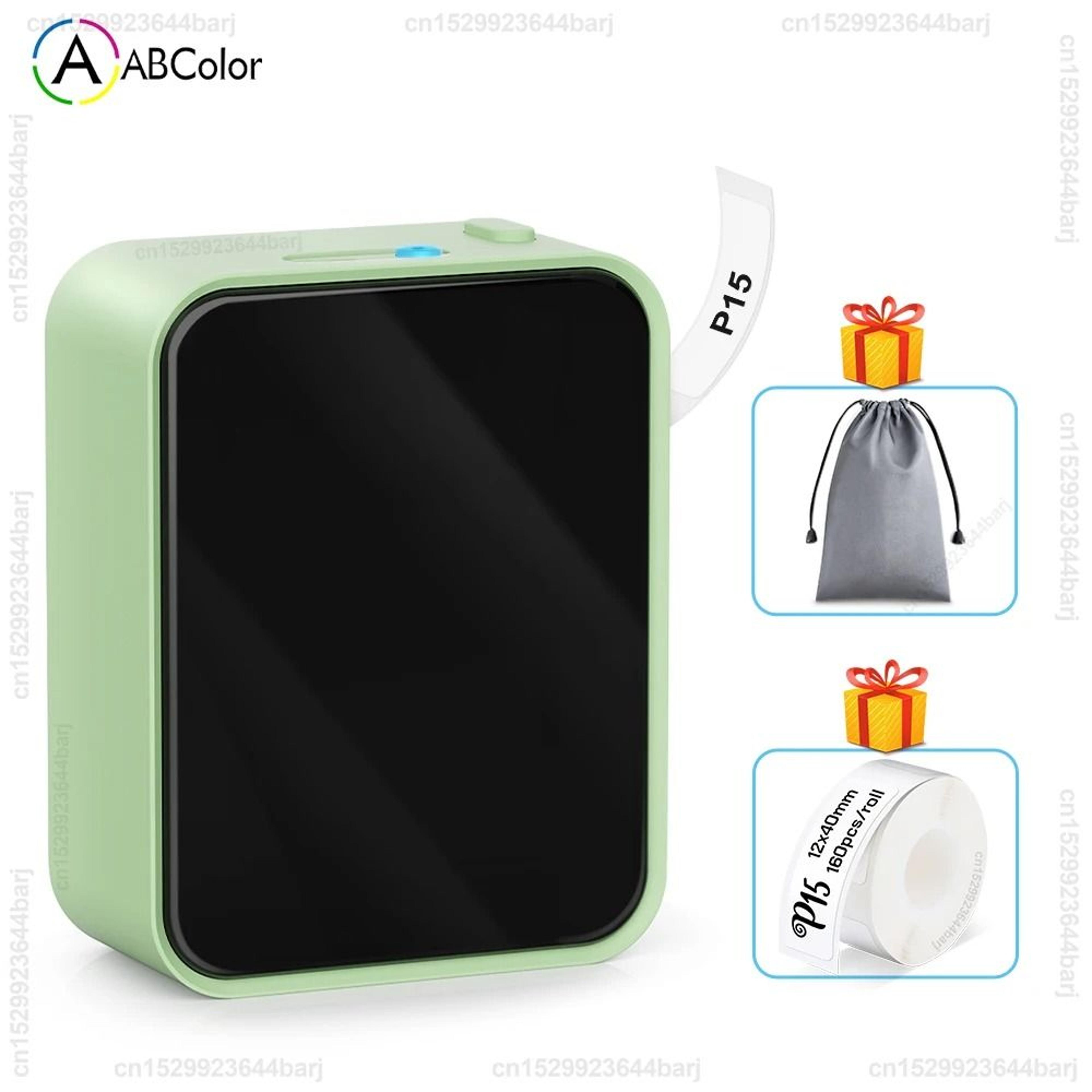 P15 Mini Wireless Bluetooth Thermal Label Printer  Sticker Maker 15