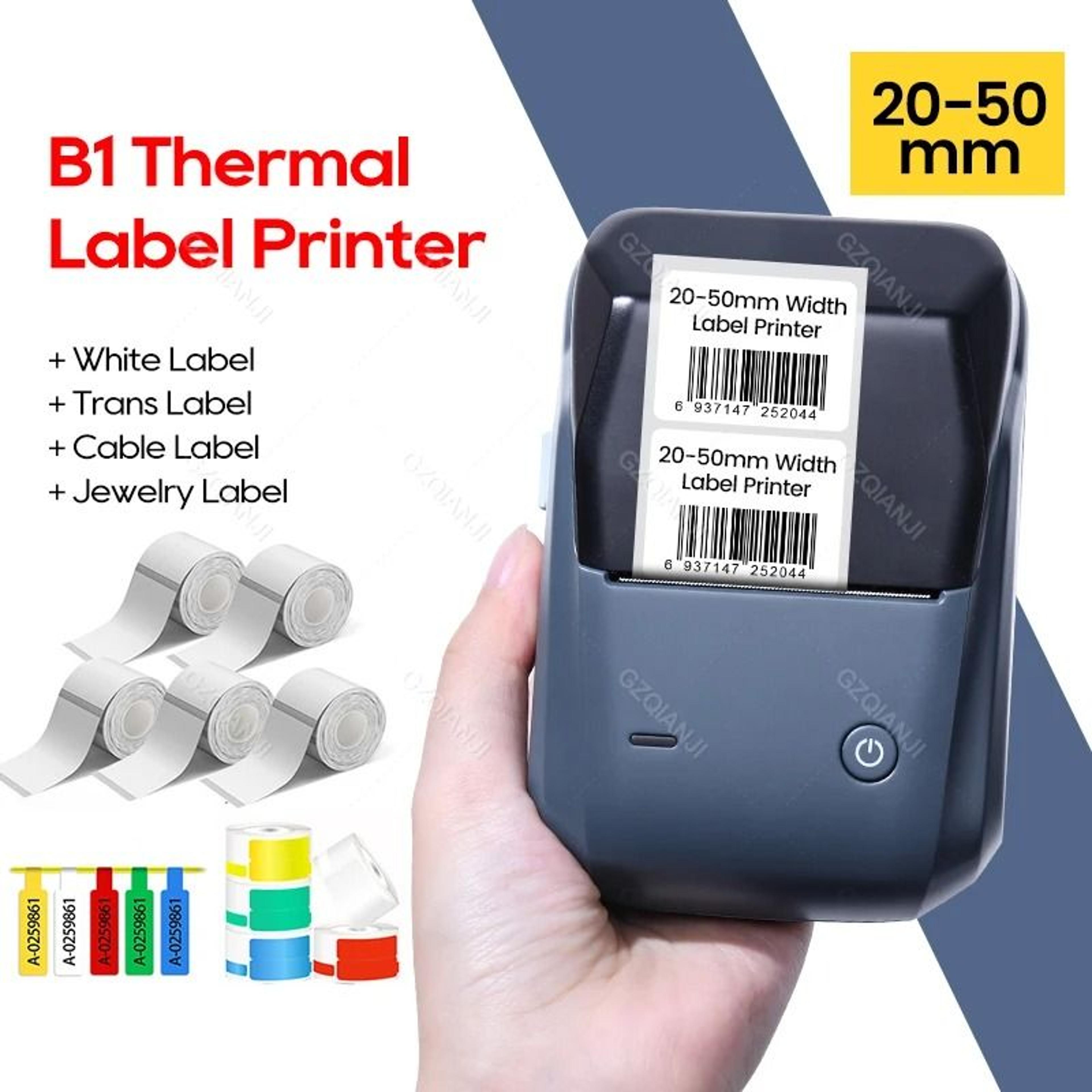 NIIMBOT B1 Portable Wireless Bluetooth Thermal Label Printer  Jewelry Sticker Maker 0