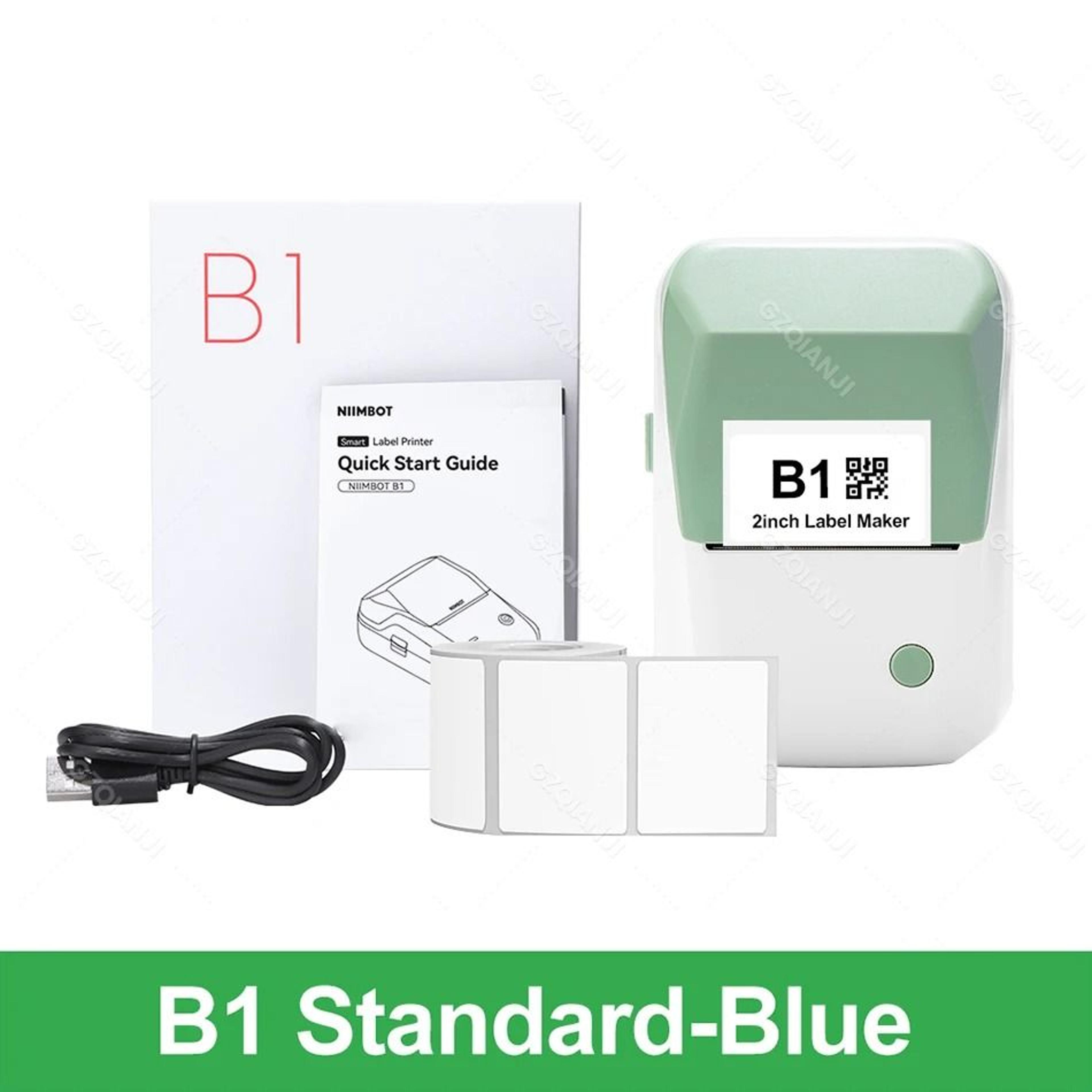 NIIMBOT B1 Portable Wireless Bluetooth Thermal Label Printer  Jewelry Sticker Maker 12