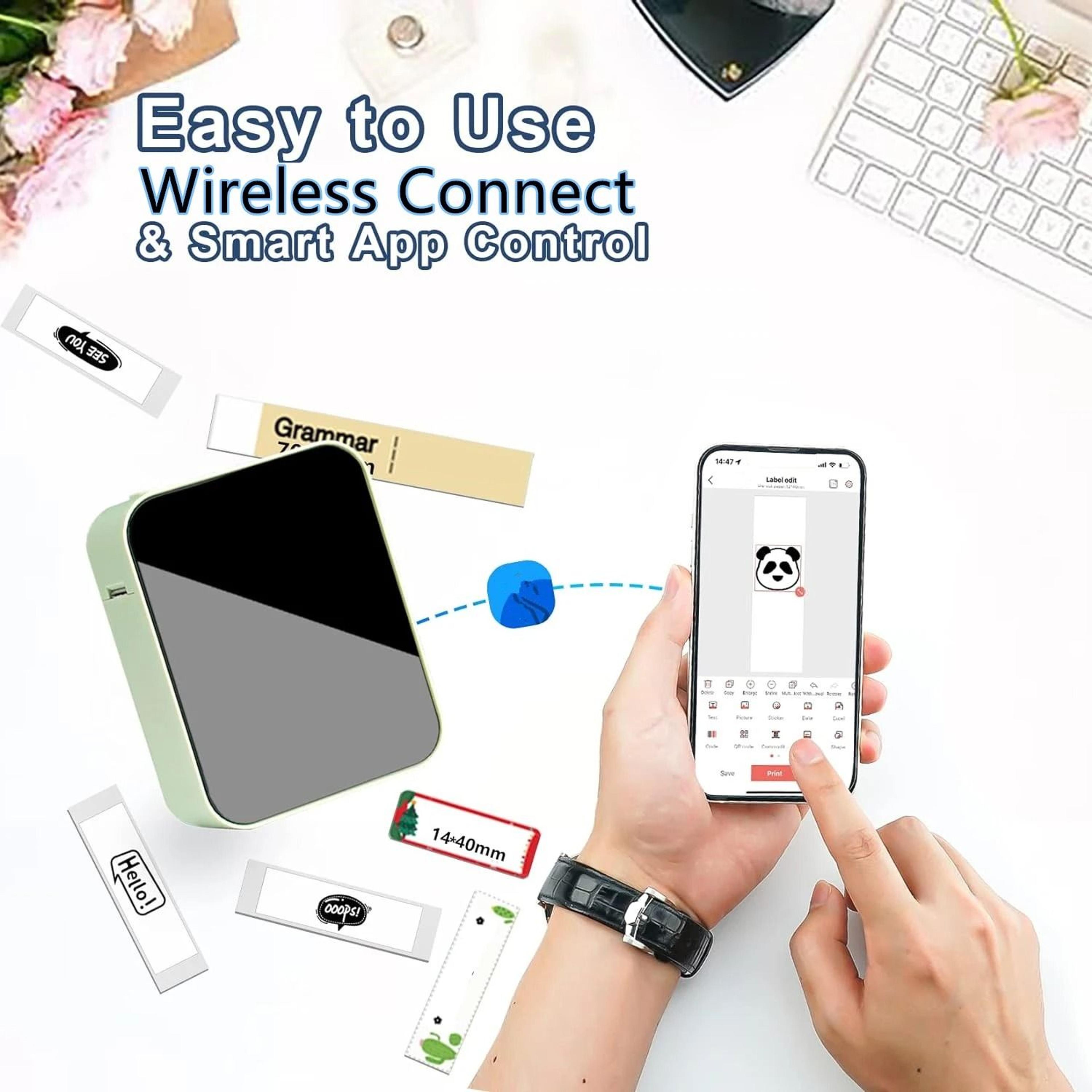 Marklife P15 Mini Portable Bluetooth Thermal Label Printer  Sticker Maker 3