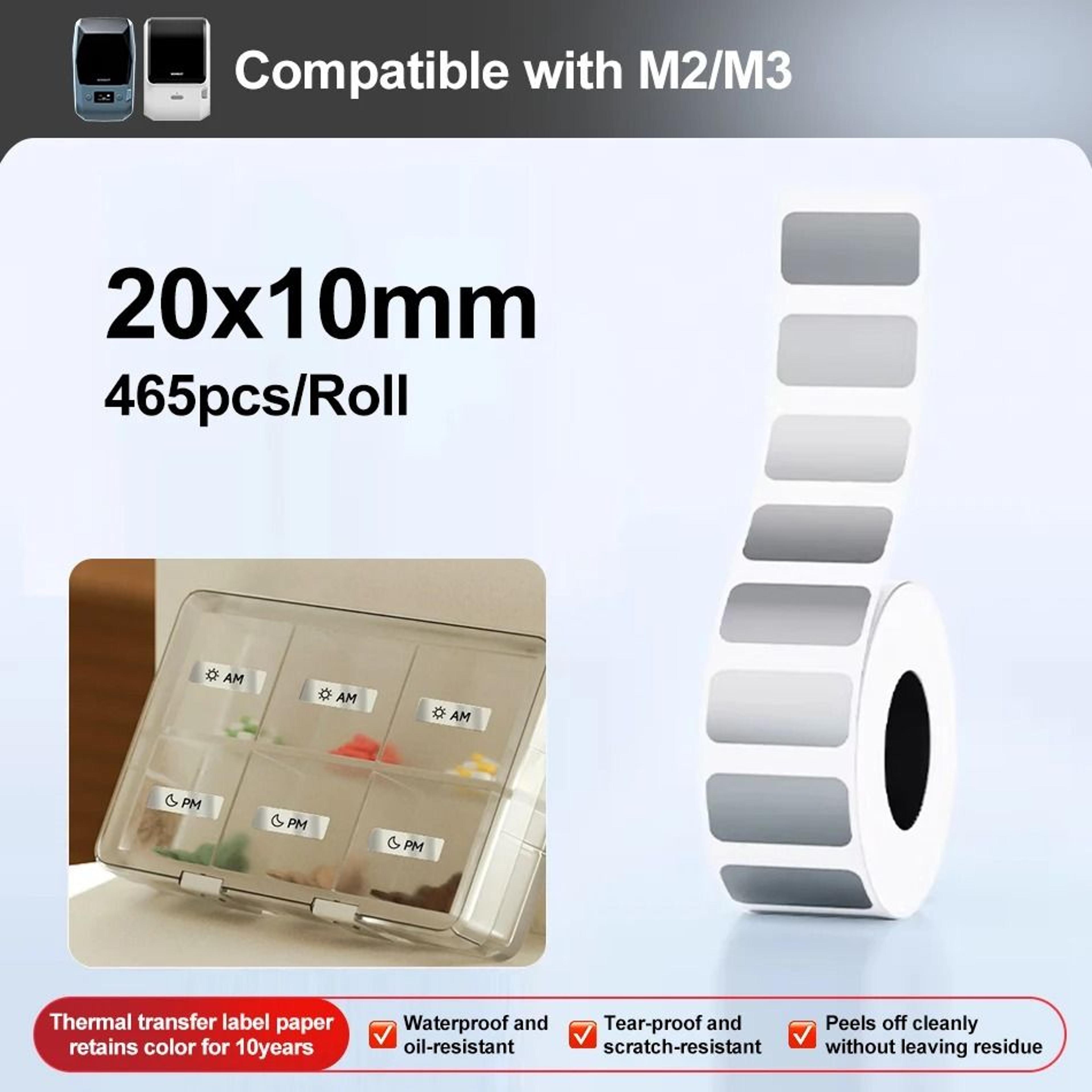 NIIMBOT M2 300DPI Portable Thermal Transfer Label Printer  Apparel Tag Maker 21