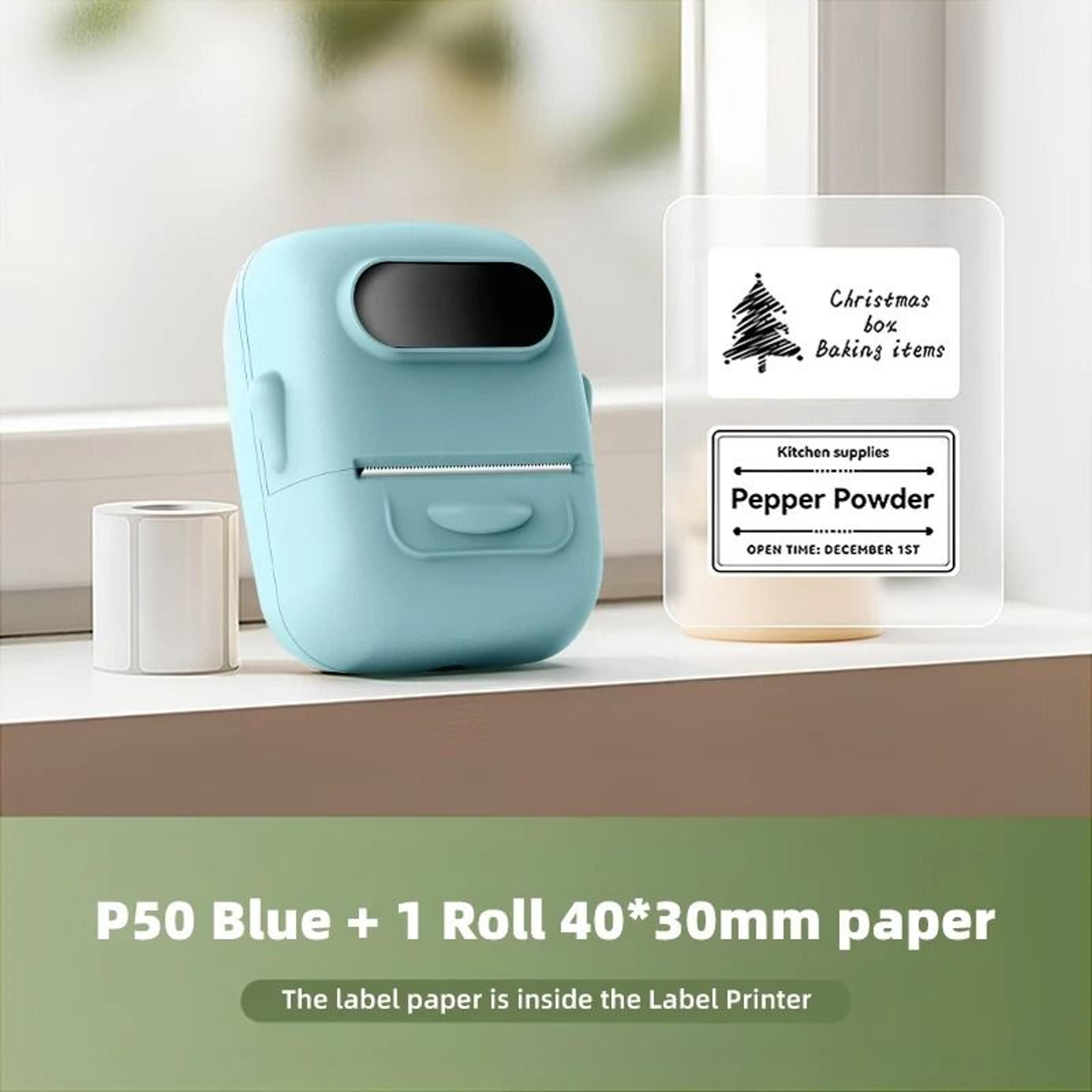 Marklife P50 Mini Portable Bluetooth Thermal Label Printer  Sticker Maker 6