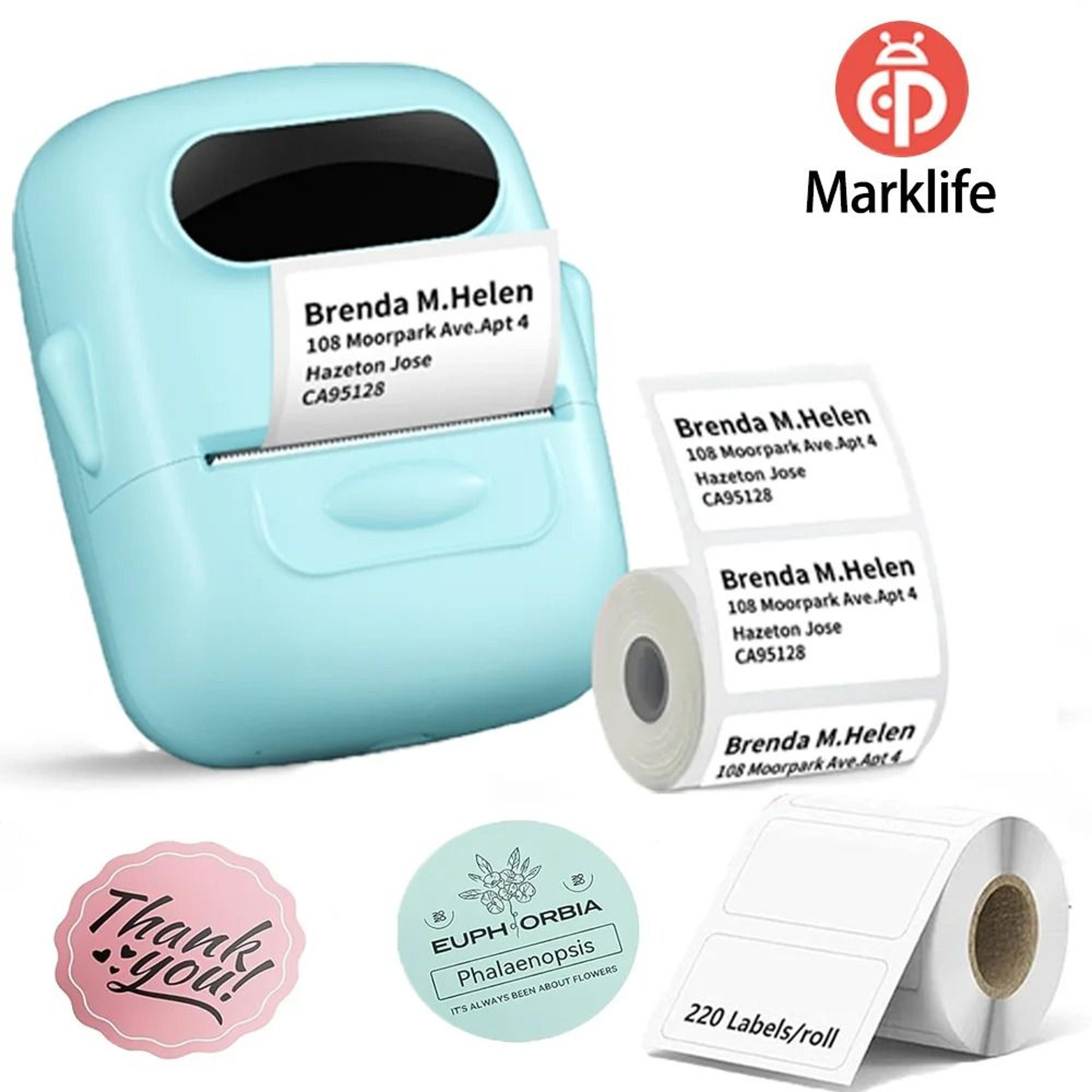 Marklife P50 Mini Portable Bluetooth Thermal Label Printer  Sticker Maker 0