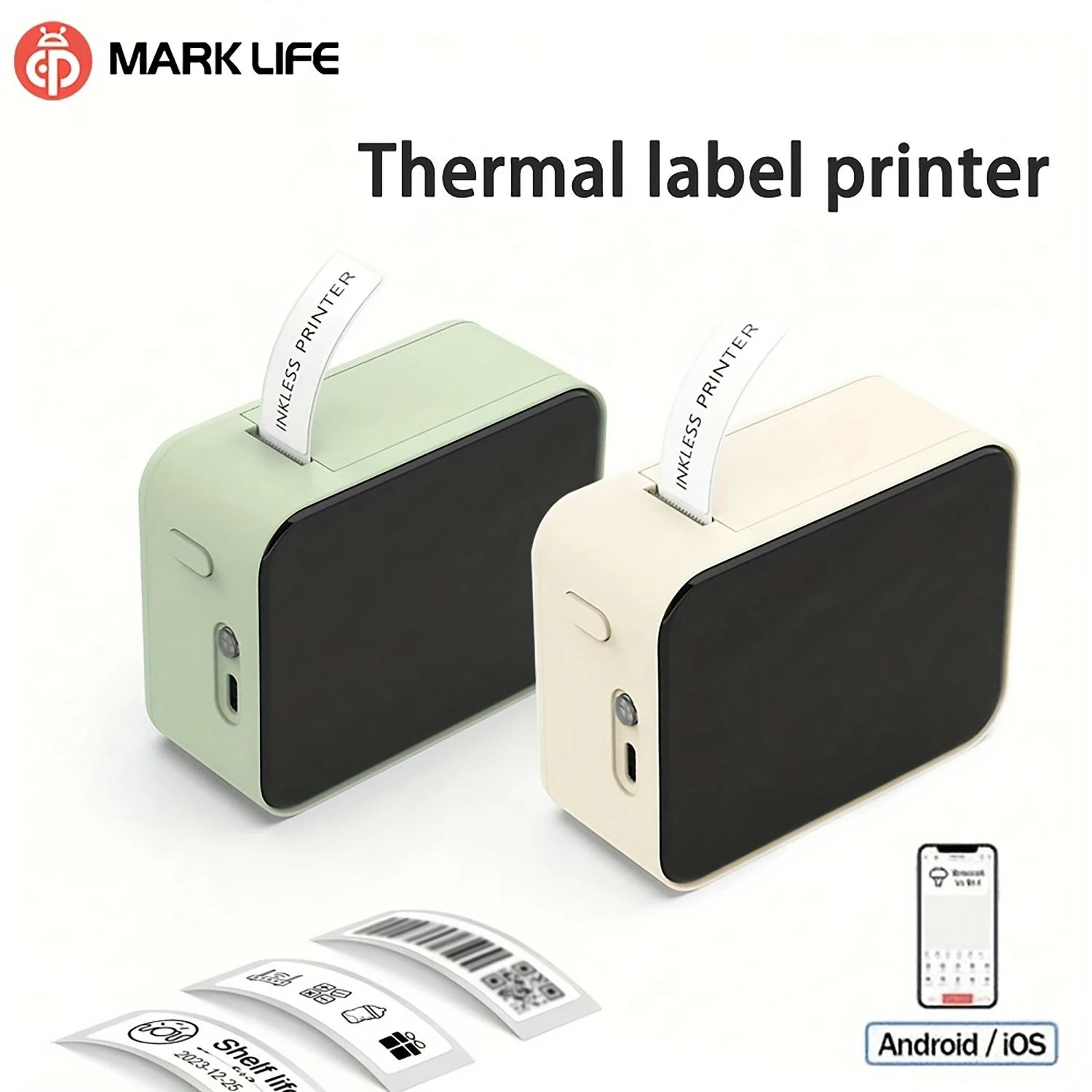 Marklife P15 Portable Wireless Bluetooth Thermal Label Printer  Sticker Maker 0