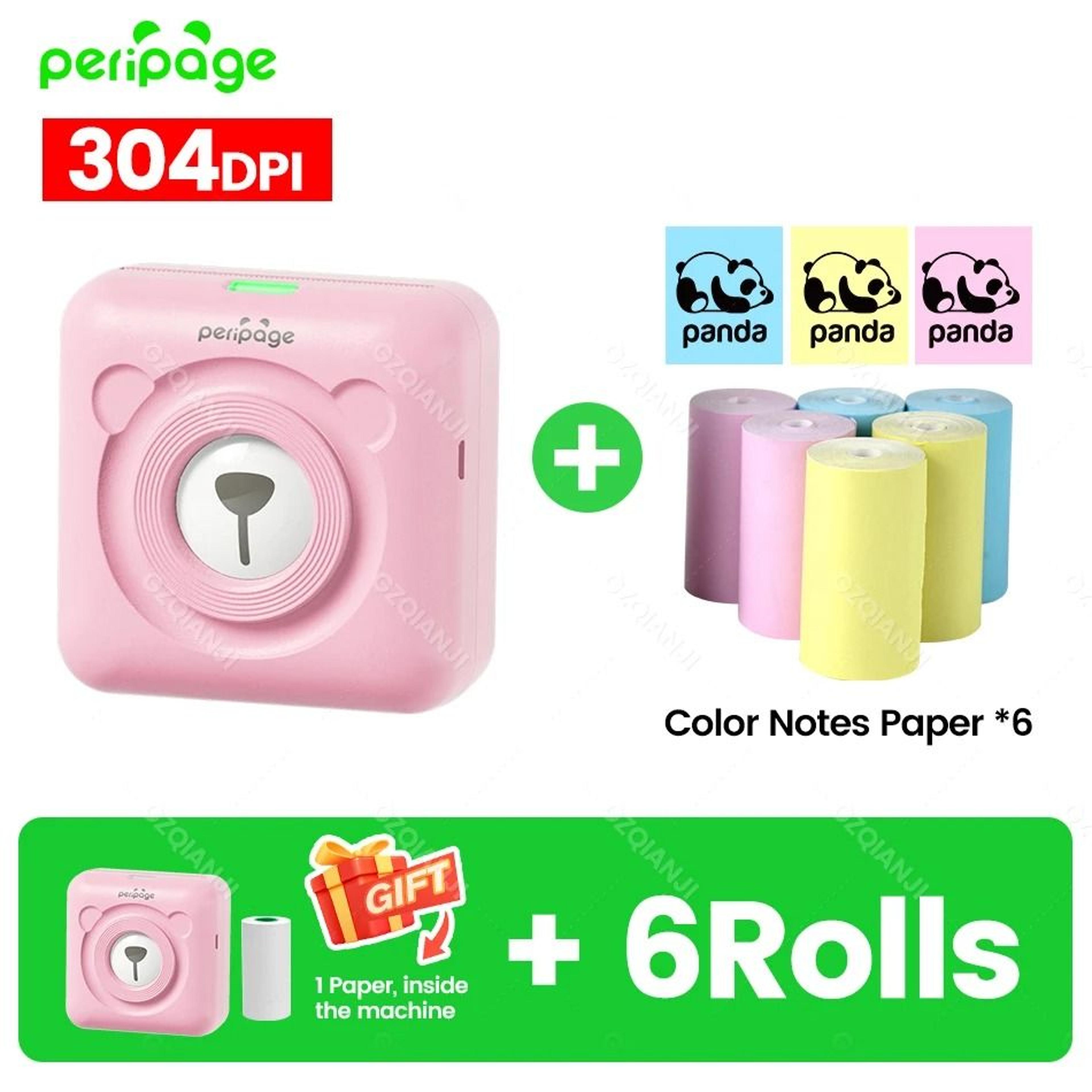 PeriPage A6 300DPI Mini Bluetooth Thermal Photo  Label Printer 21