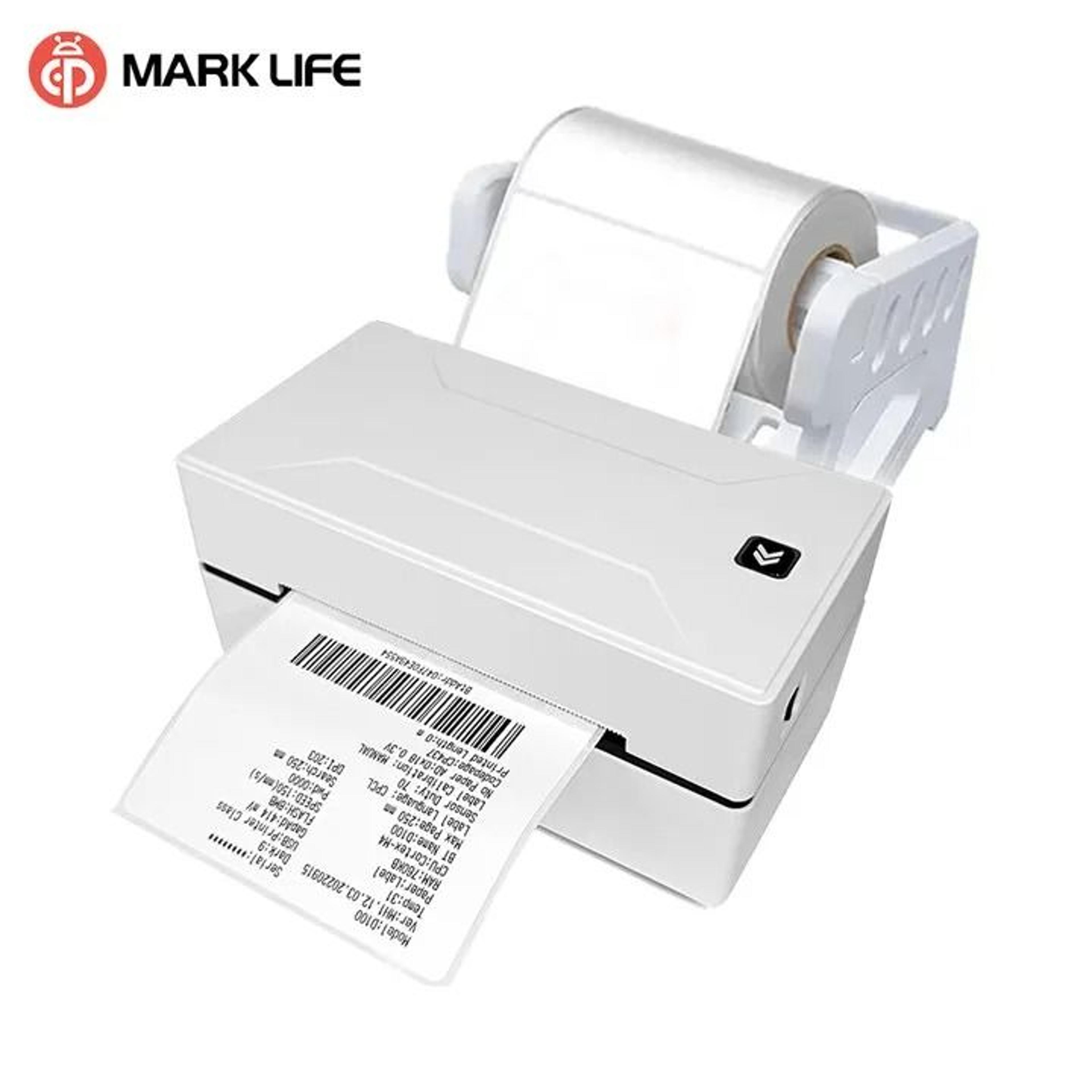 Marklife D100 Portable Wireless 4x6 Thermal Shipping Label Printer 0