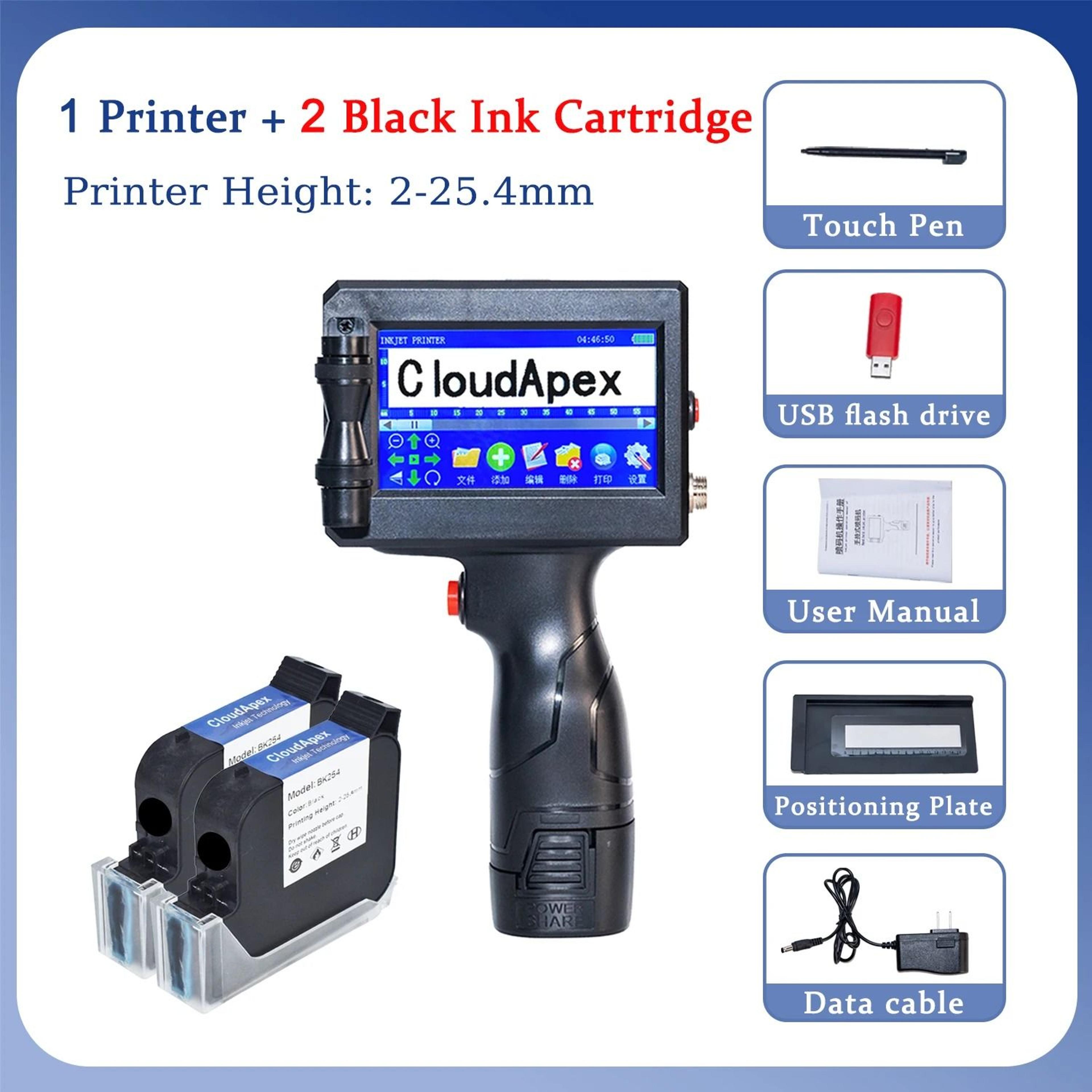 P7 254mm Handheld Inkjet Printer  Large Format TIJ Batch Coding Machine 7