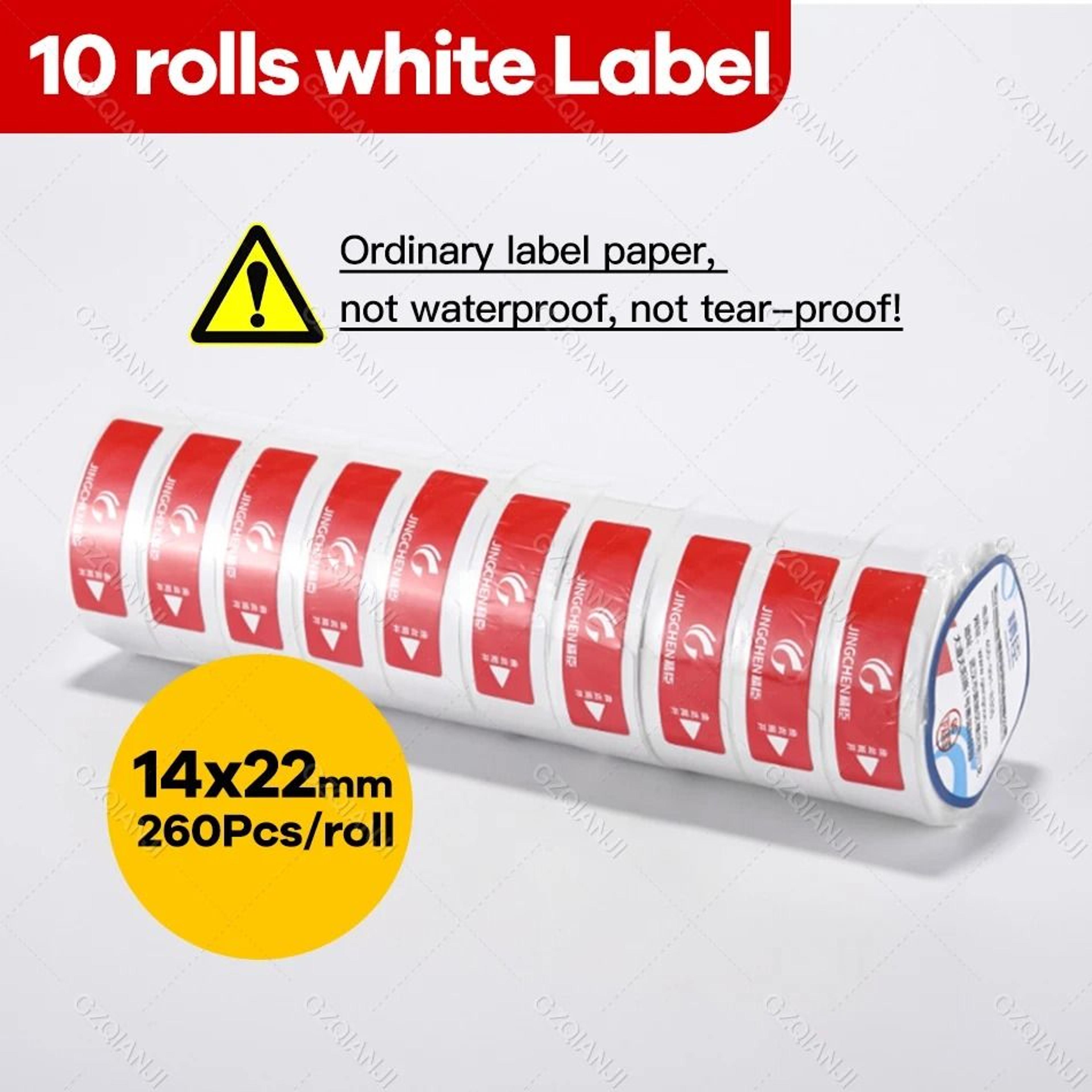 NIIMBOT Waterproof SelfAdhesive White Thermal Label Paper Rolls For D101 D11  D110 Printer 19