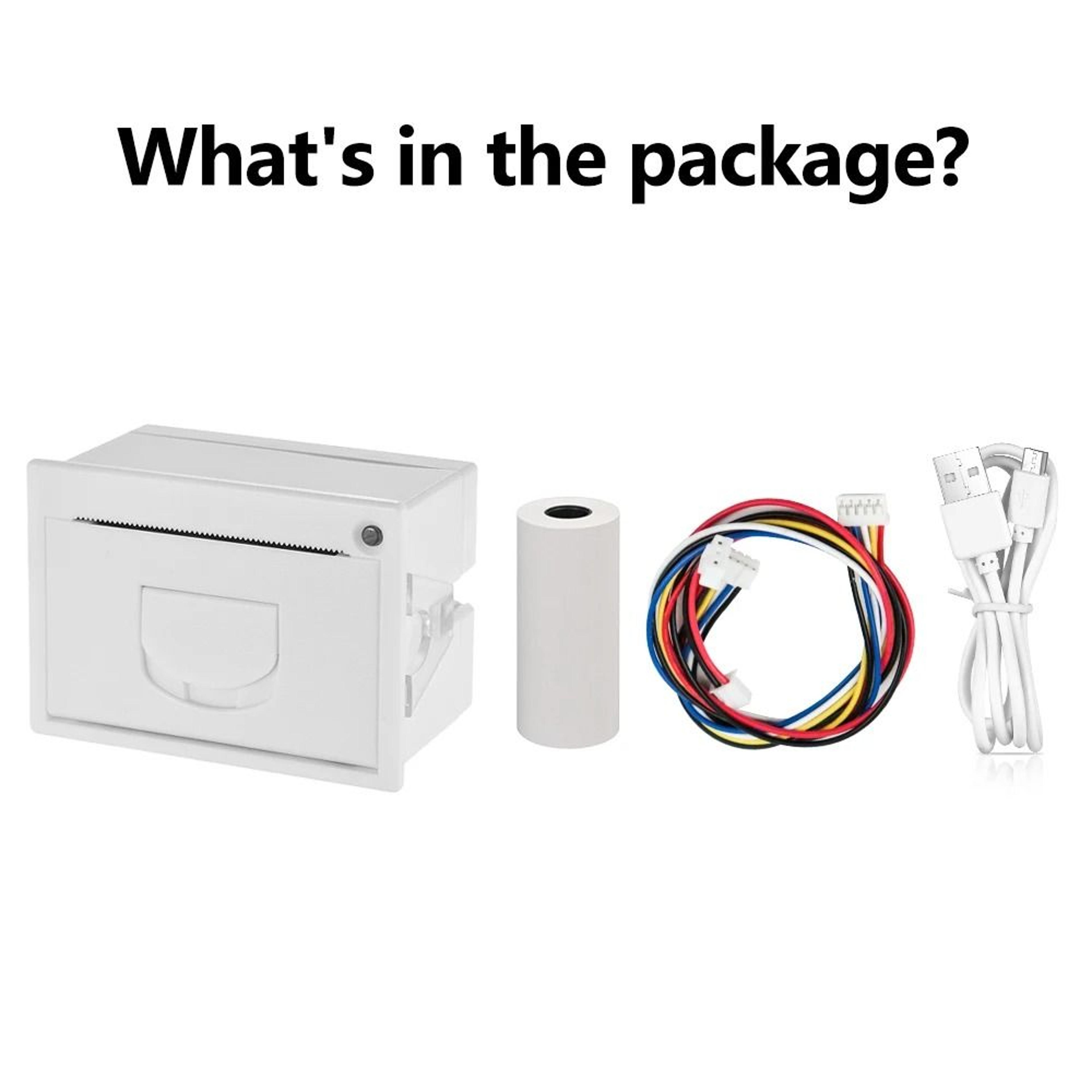 GOOJPRT QR204 58mm Embedded Thermal Panel Receipt Printer 5