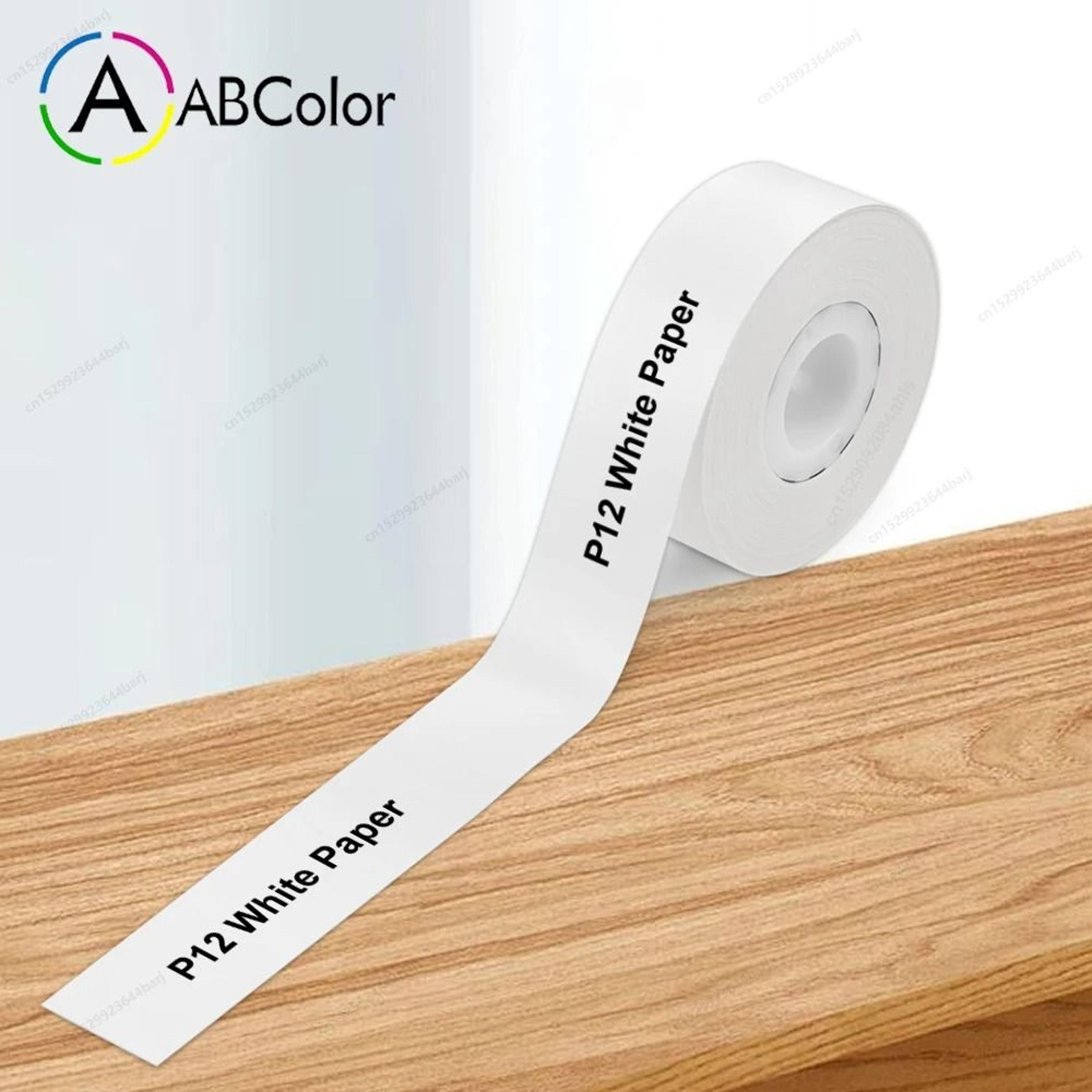 P12 AutoCut Portable Wireless Thermal Label Printer  Continuous Label Paper 6