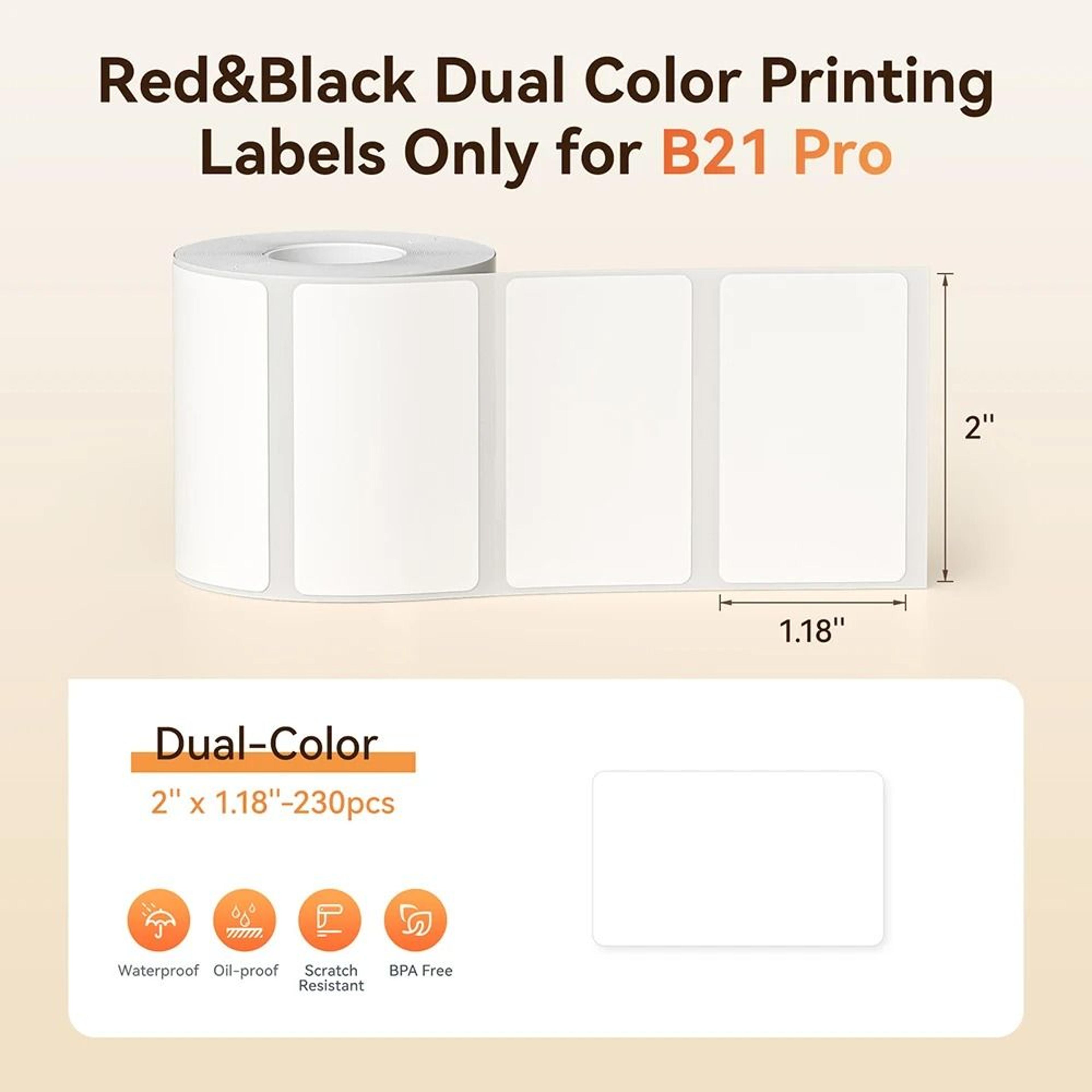 NIIMBOT B21 Pro 300DPI HighDefinition Thermal Photo  Barcode Label Printer 11