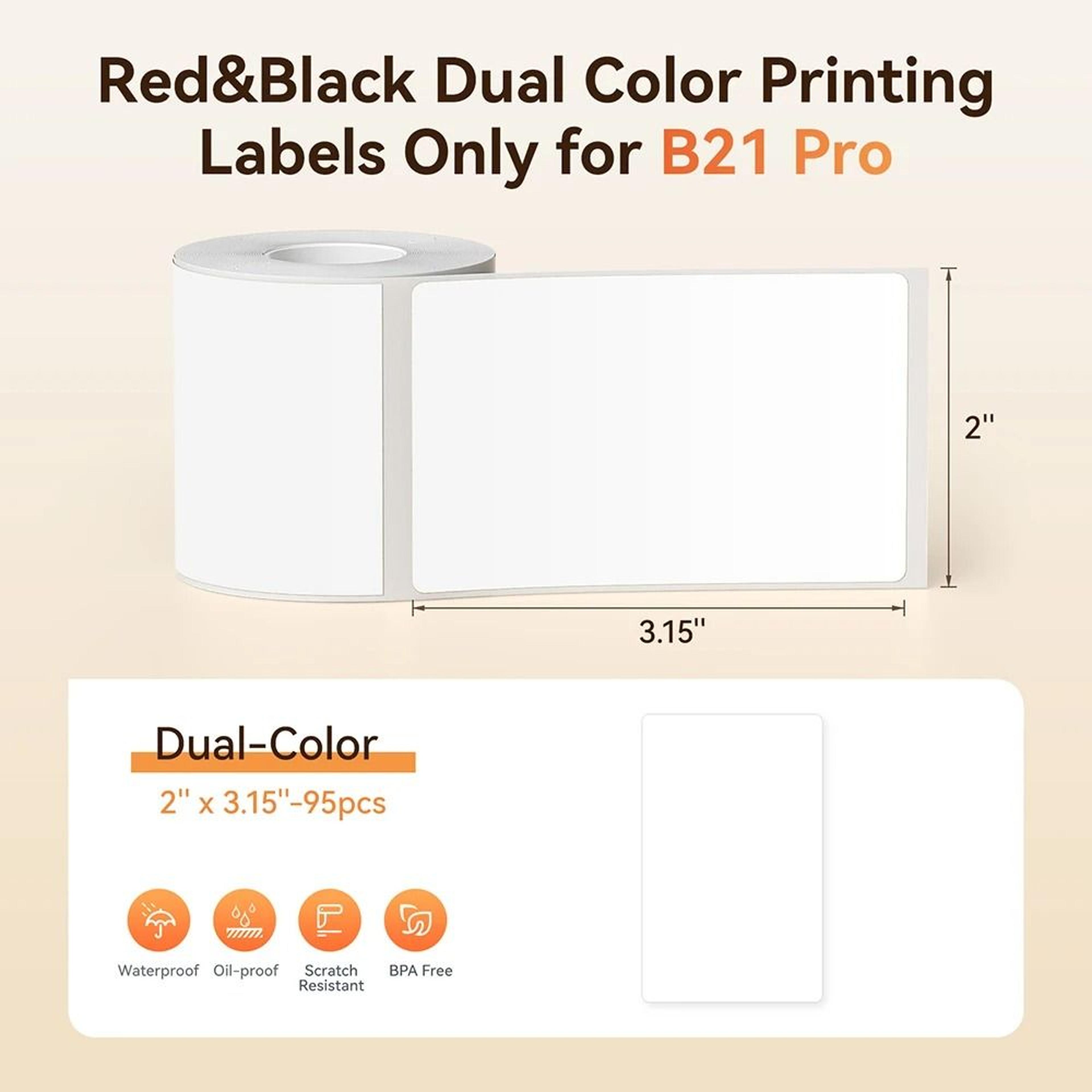 NIIMBOT B21 Pro 300DPI HighDefinition Thermal Photo  Barcode Label Printer 26