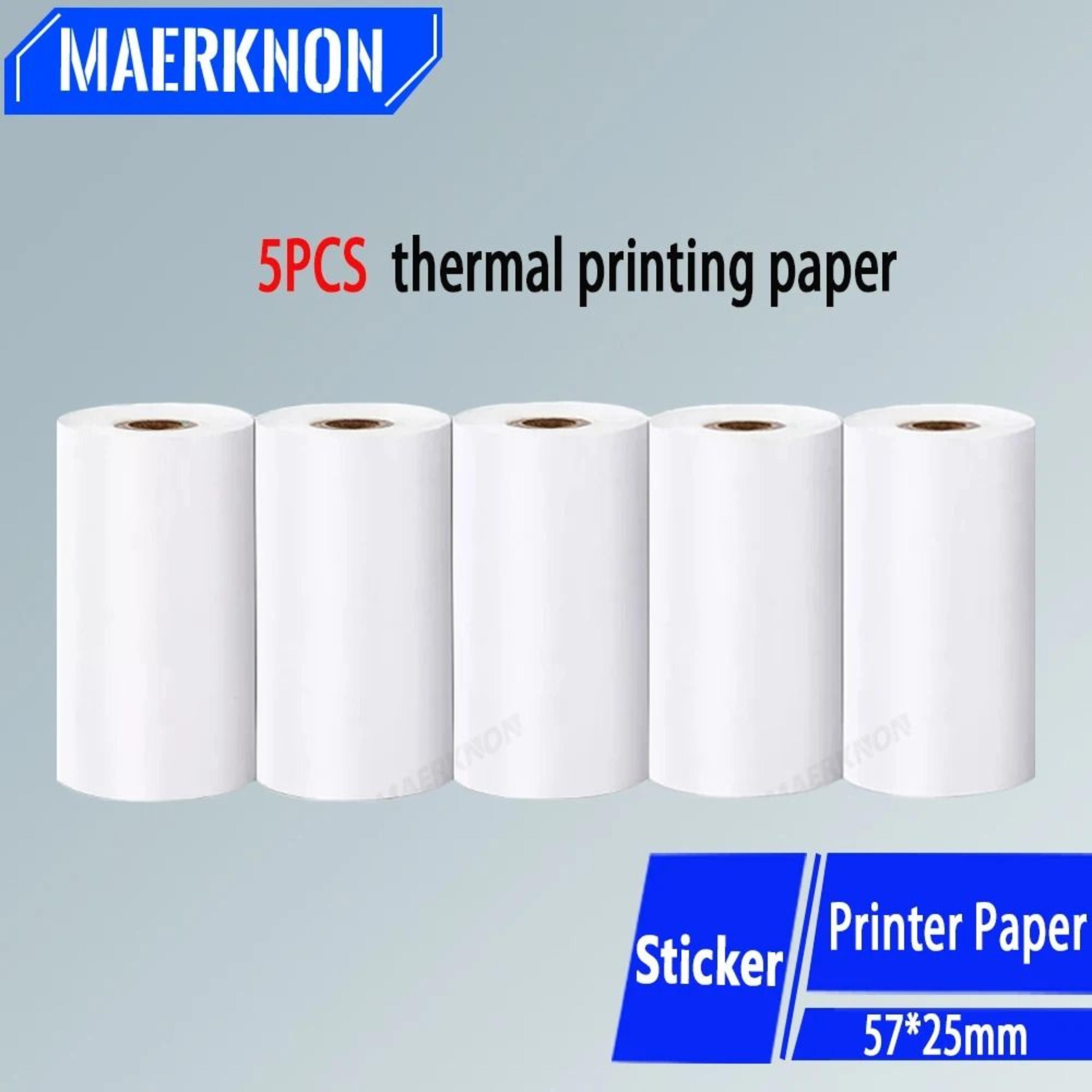 57mm mini thermal paper rolls (non-adhesive) for kids instant camera & pocket printers