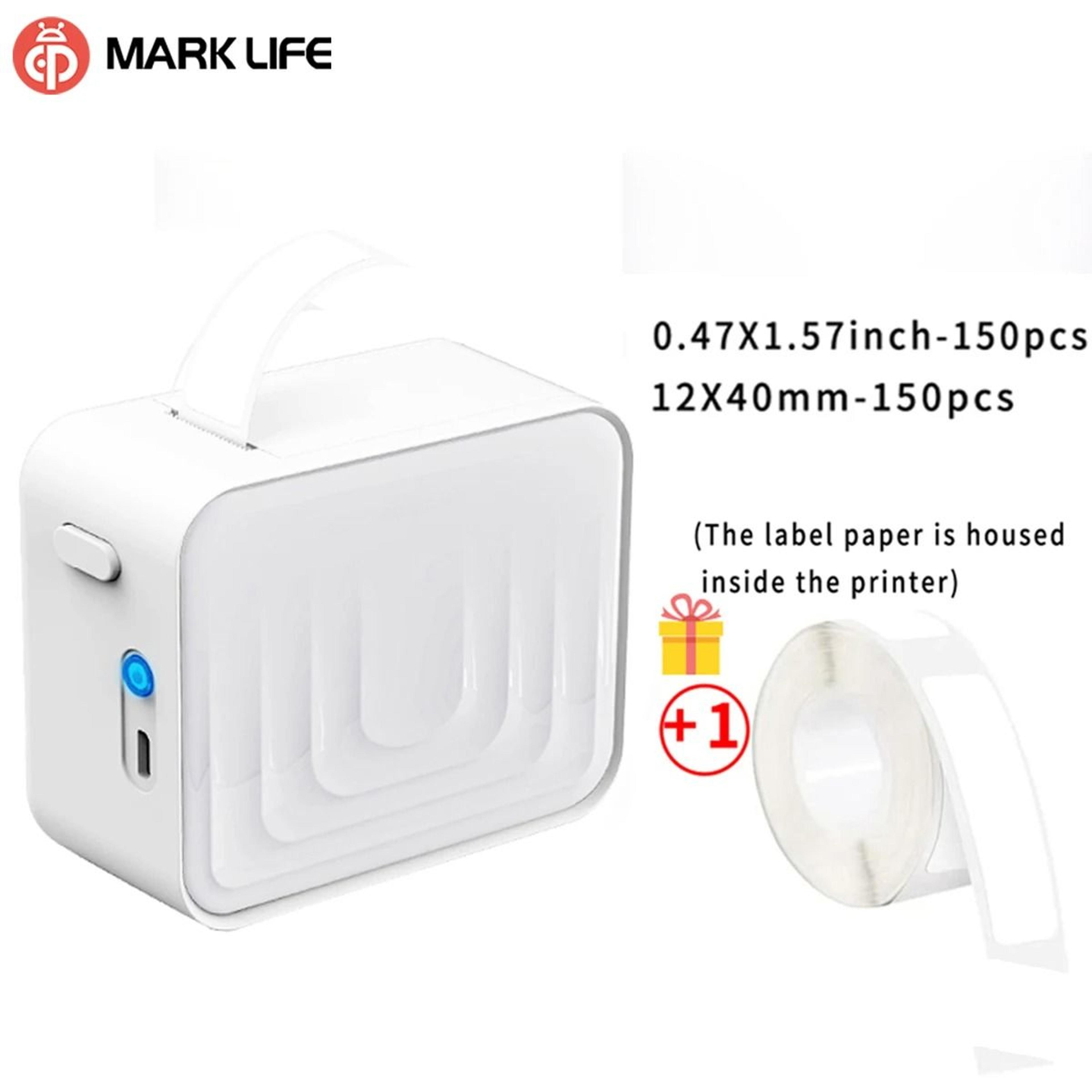 Marklife M1 Mini Portable Thermal Label Printer Wireless Bluetooth Sticker Maker 12