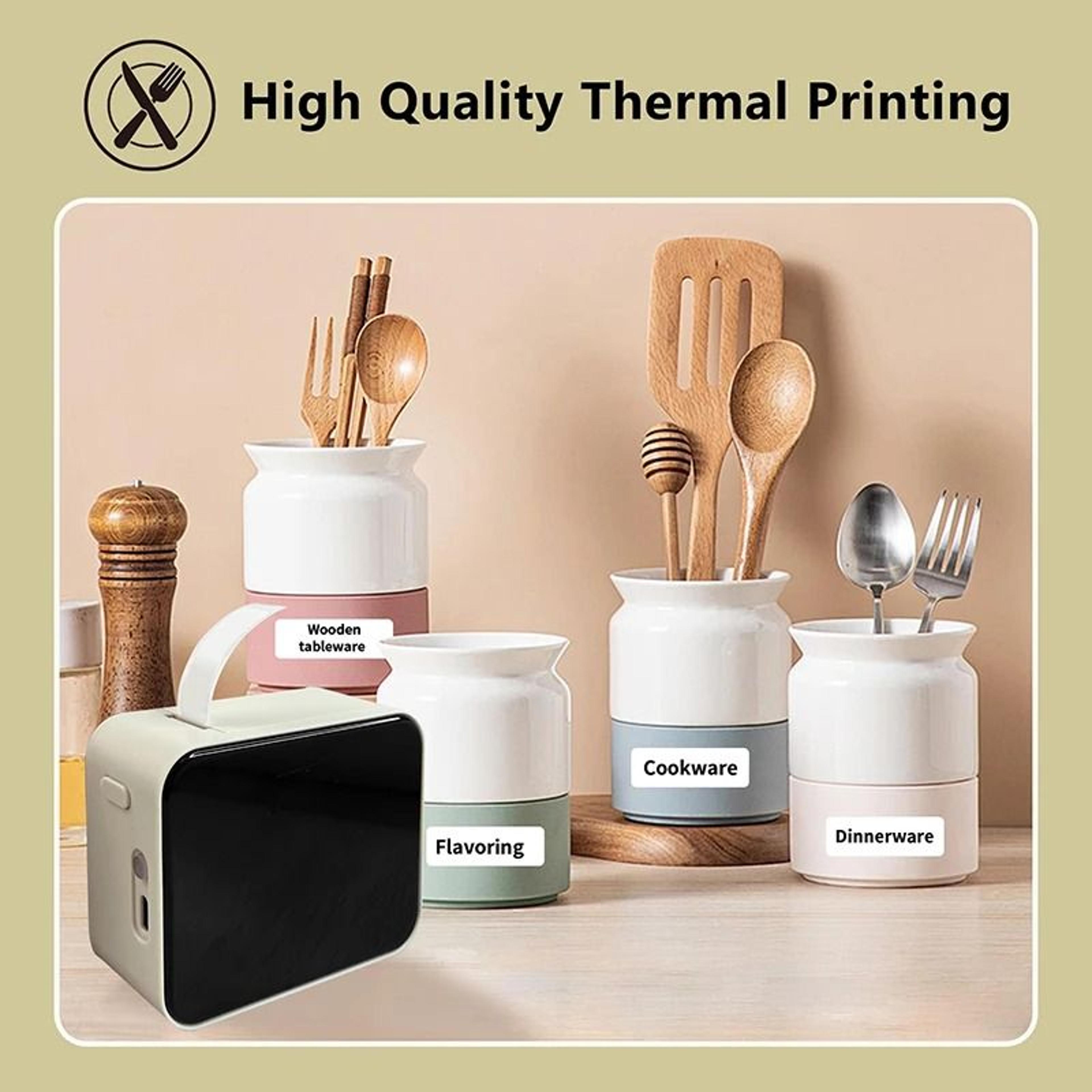 Marklife P15 Mini Thermal Label Printer Set With Bluetooth Wireless Sticker Machine  Label Rolls 2