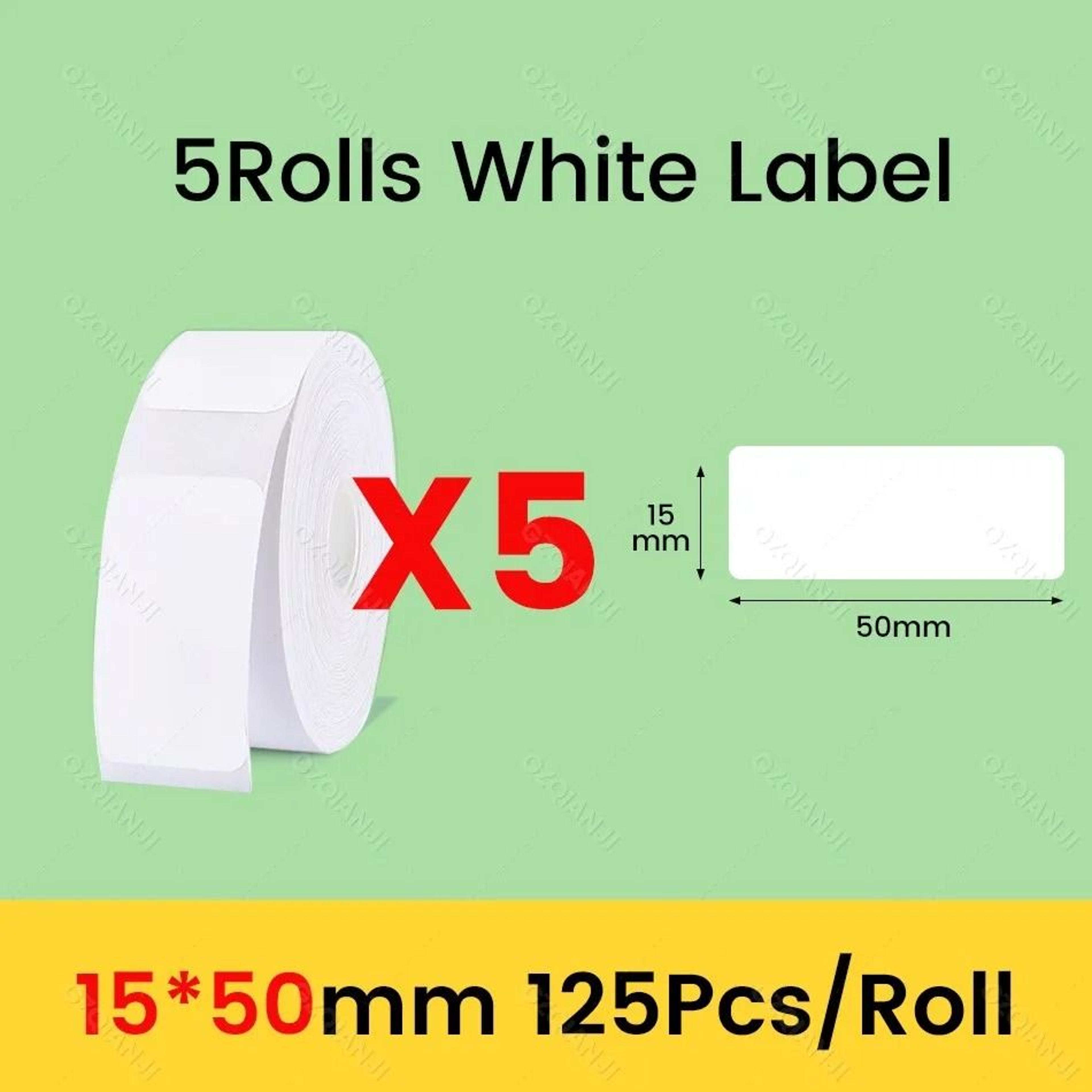 NIIMBOT Official Label Sticker Paper Rolls 3 5  10 Packs For D11 D101  D110 Printers 12