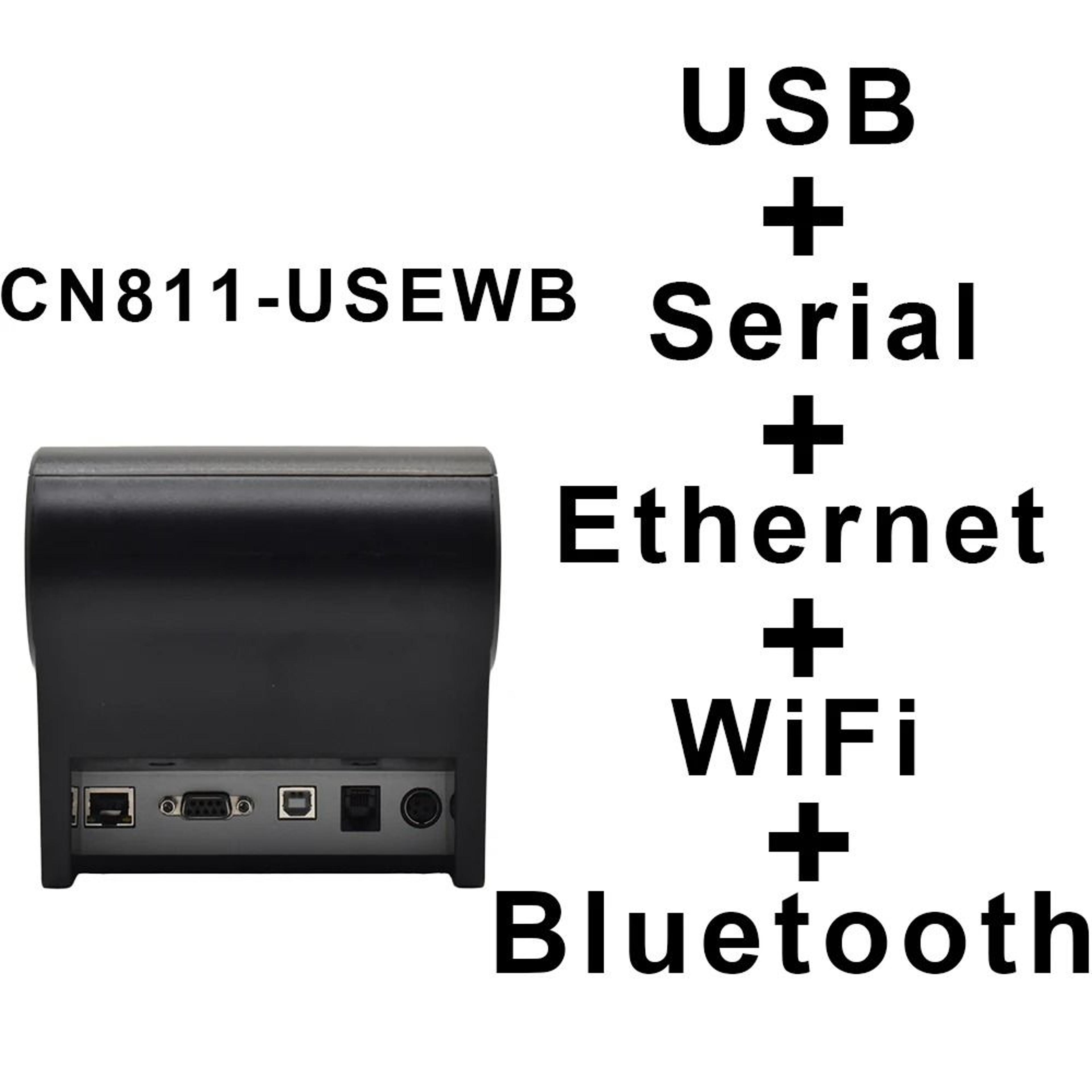 80mm Thermal POS Receipt Printer With Auto Cutter Bluetooth USB  WiFi Connectivity 10