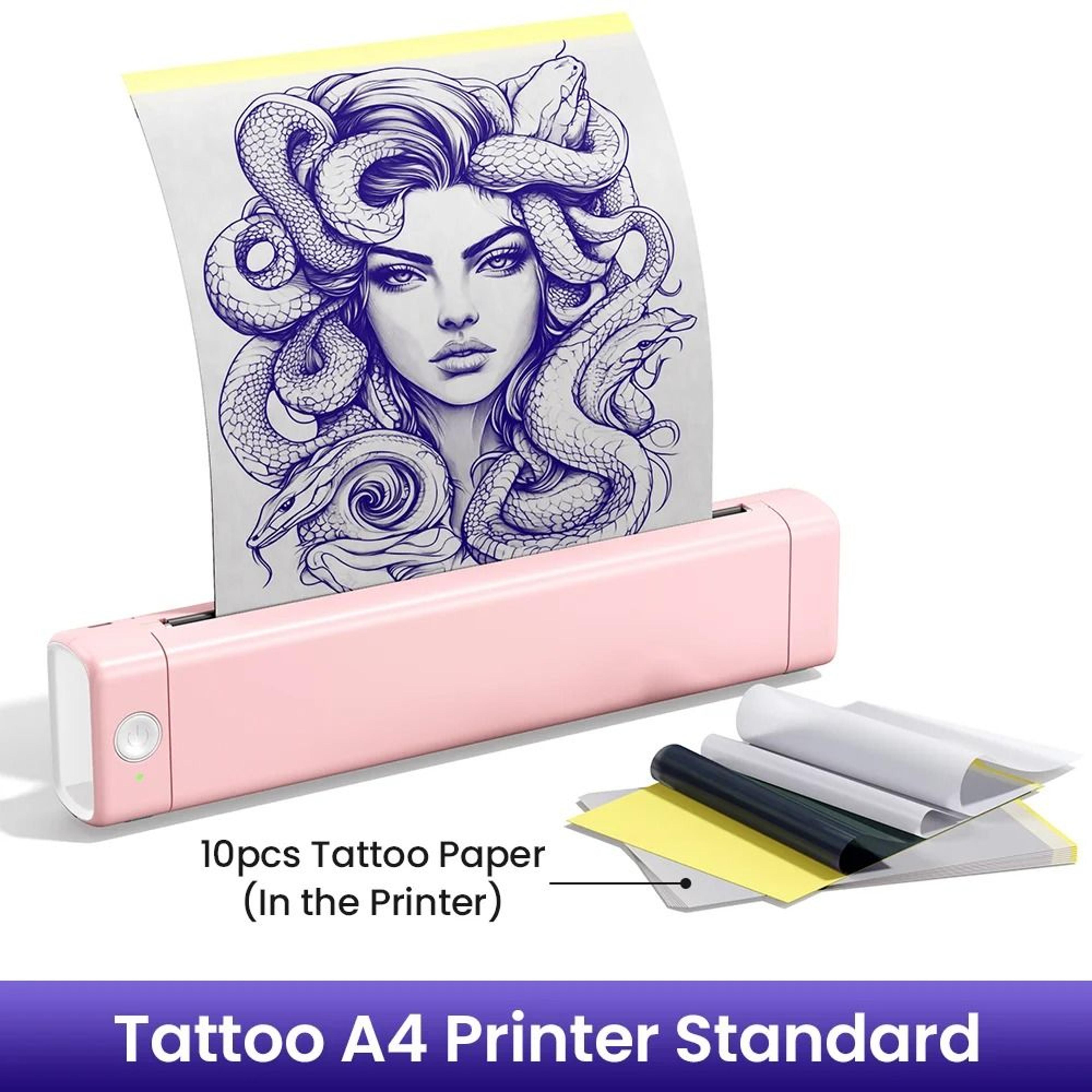 Phomemo M08F Wireless Bluetooth Thermal Tattoo Stencil Printer For Professional Artists  Beginners 9