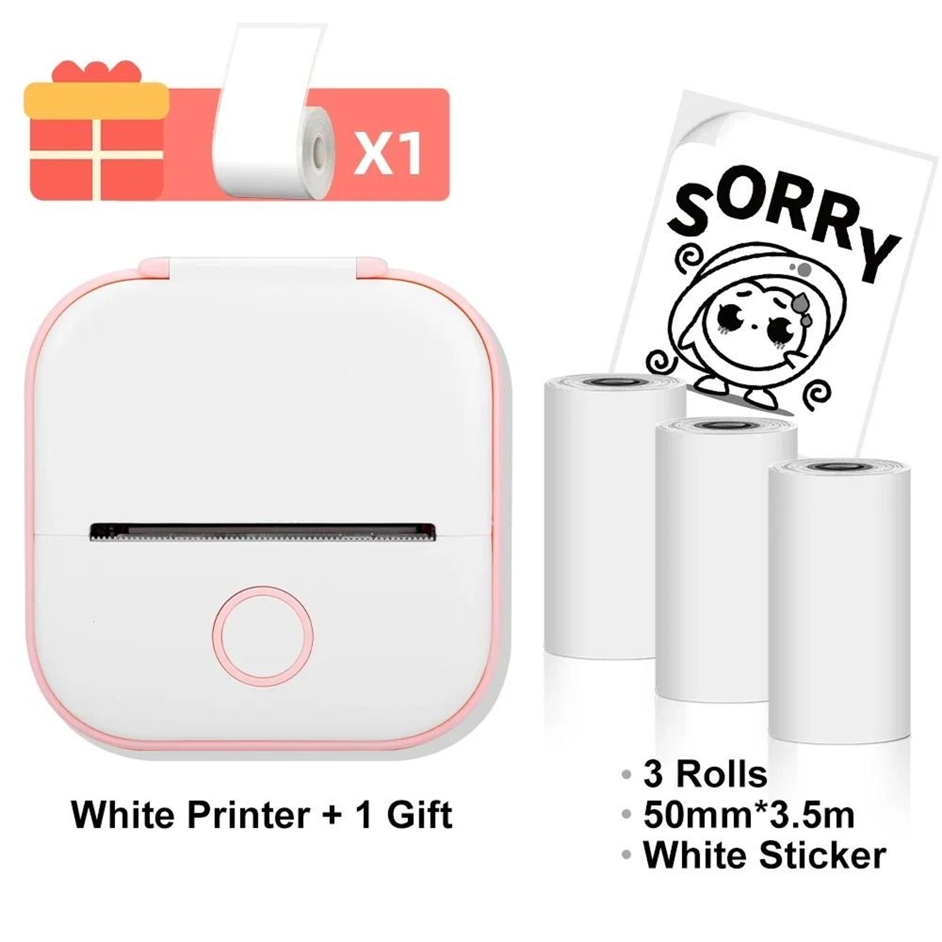 Phomemo T02 Portable Bluetooth Mini Thermal Pocket Printer  Sticker Maker For Notes Study  Photos 11
