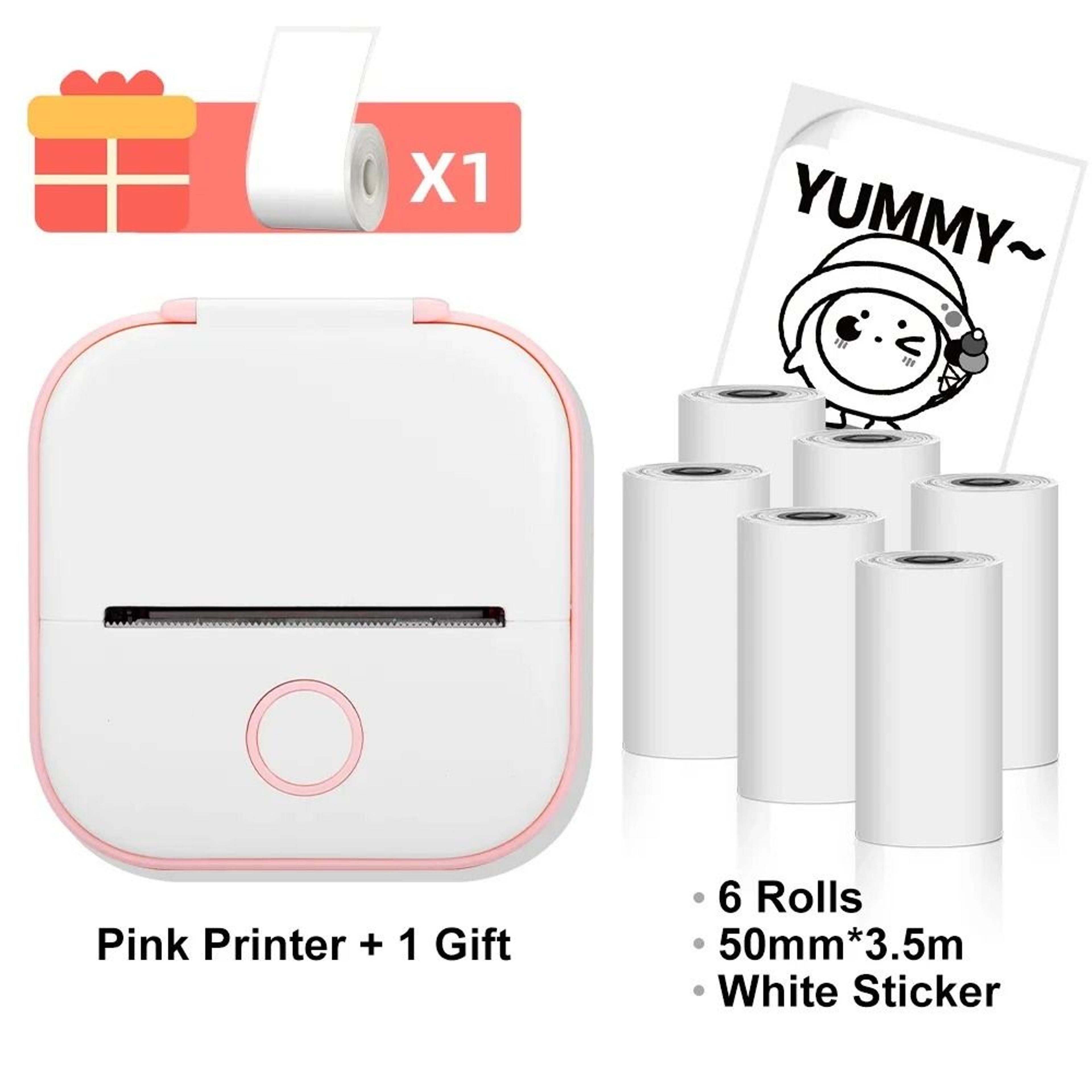 Phomemo T02 Portable Bluetooth Mini Thermal Pocket Printer  Sticker Maker For Notes Study  Photos 19