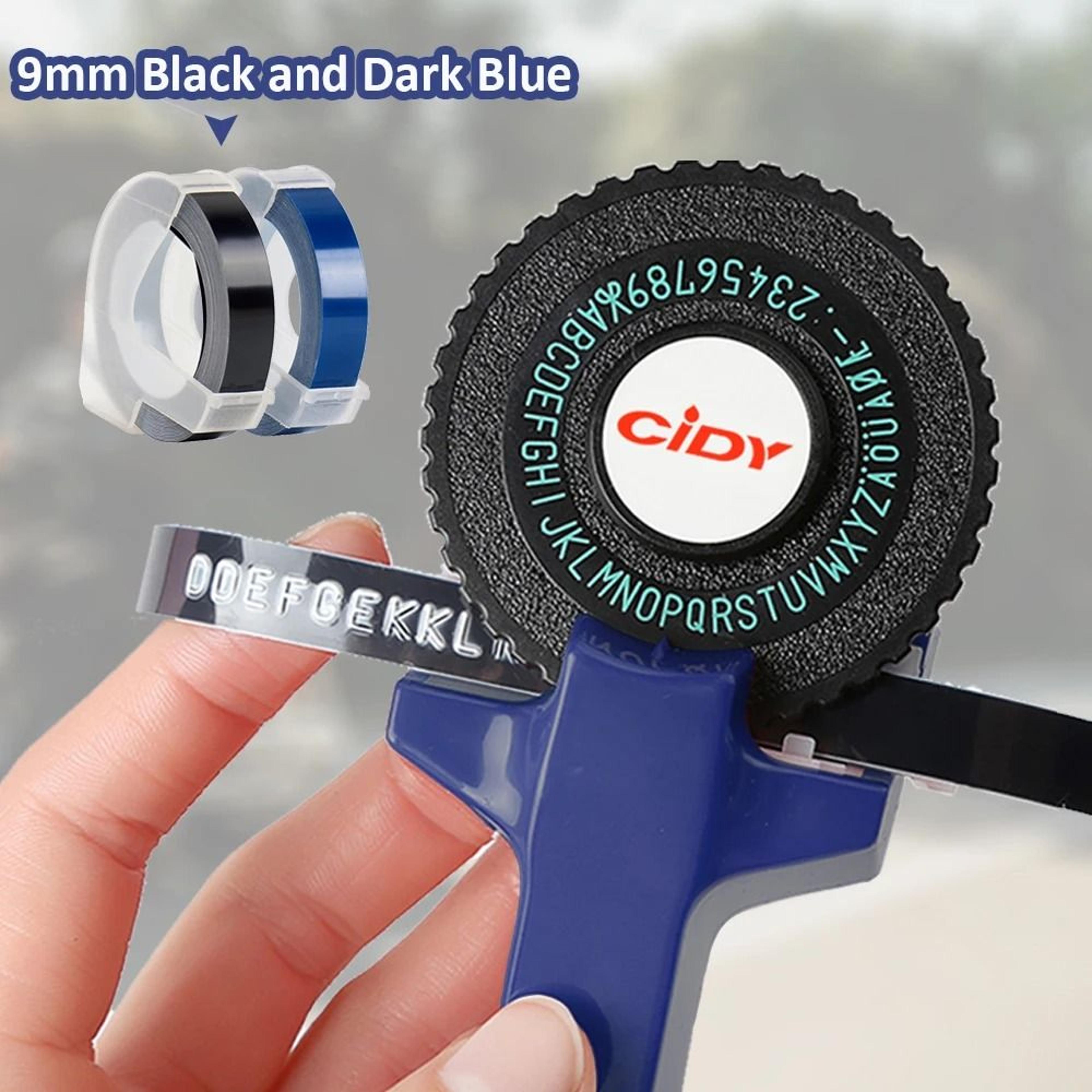 CIDY 1610 Manual Embossing Label Maker  DIY Tape Printer For 6mm  9mm Tapes 7