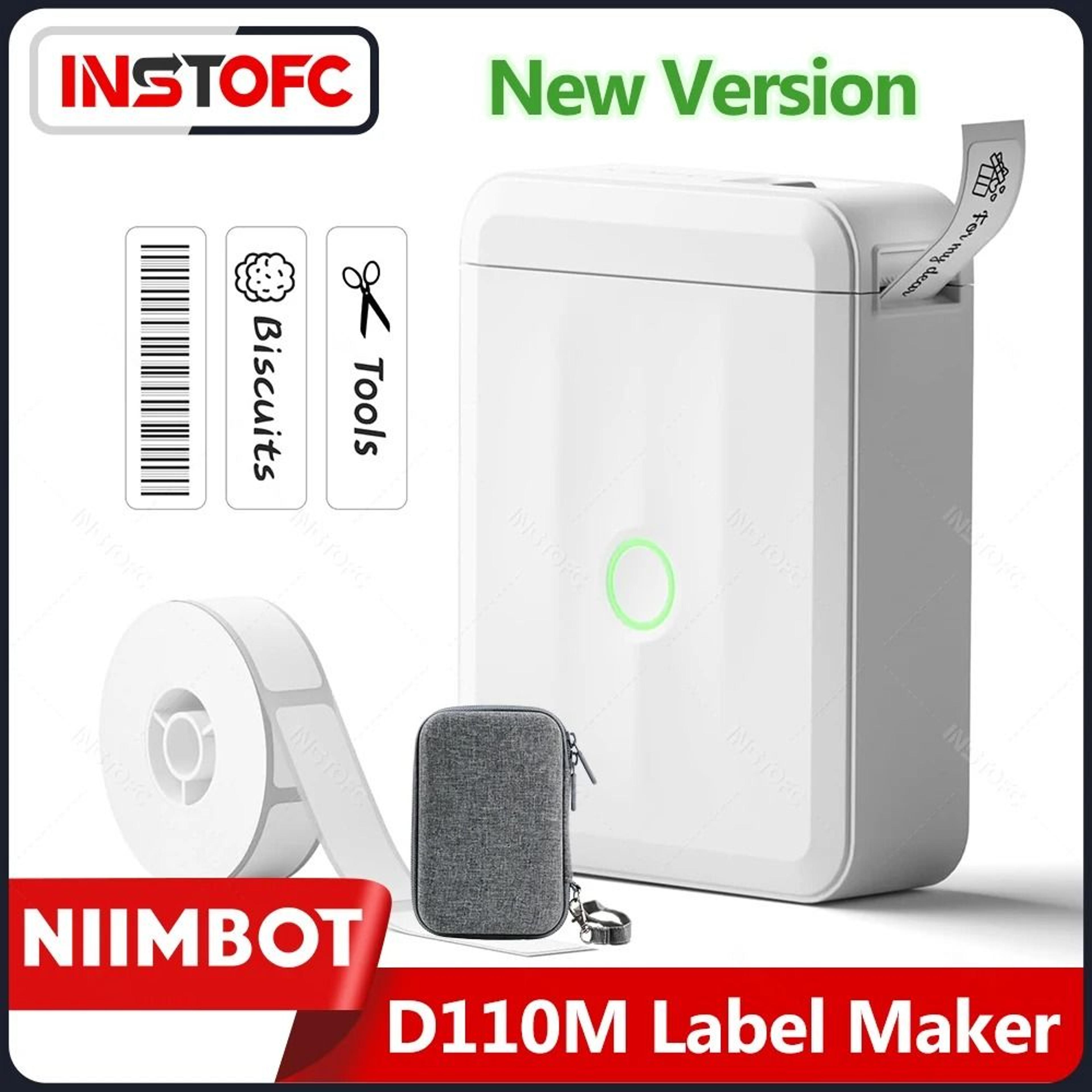NIIMBOT D110M Wireless Bluetooth Portable Handheld Thermal Label Maker With Tape 0