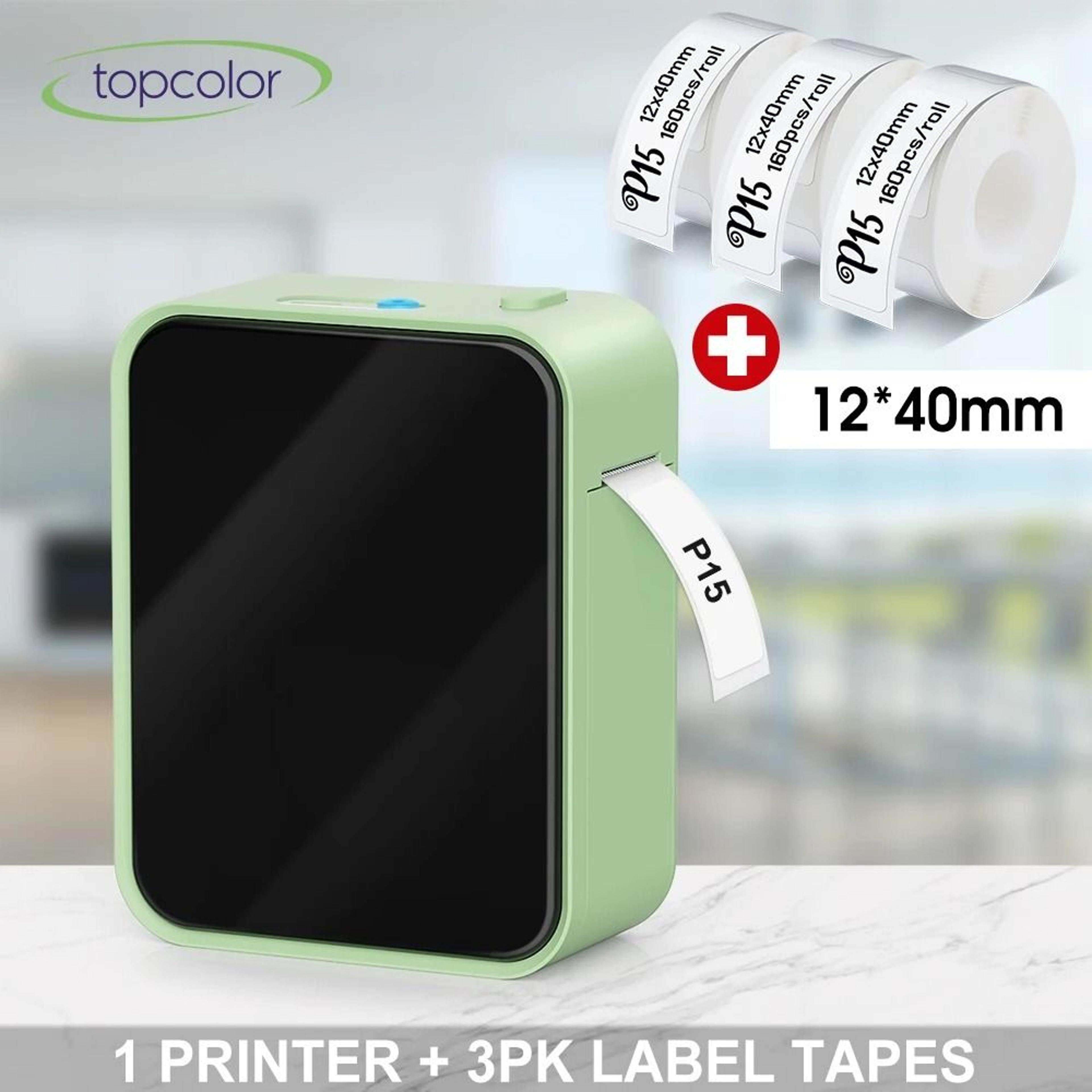 Marklife P15 Mini Wireless Bluetooth Thermal Label Printer For Business Kitchen Office  School 15