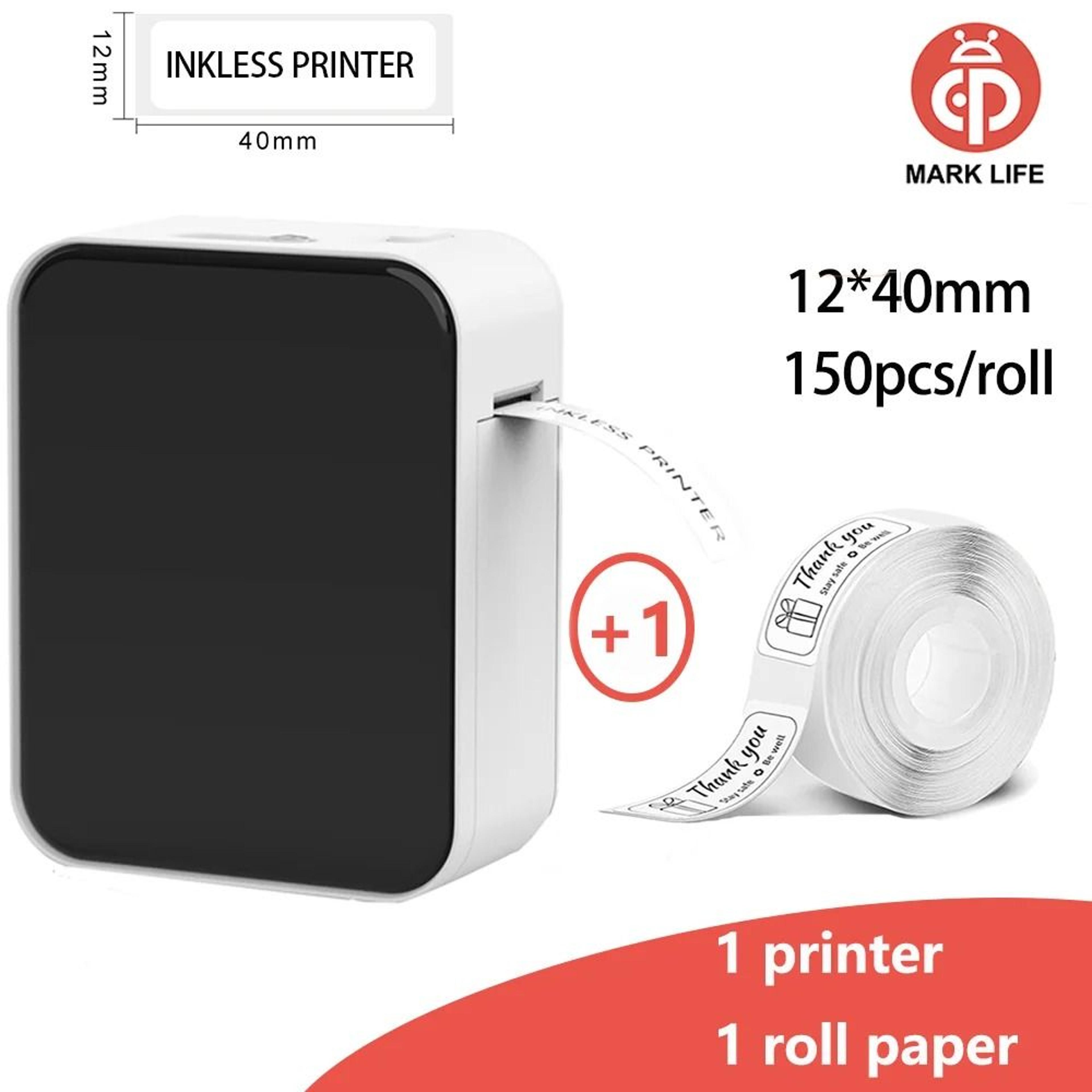 Marklife P15 Mini Wireless Bluetooth Thermal Label Printer For Business Kitchen Office  School 6