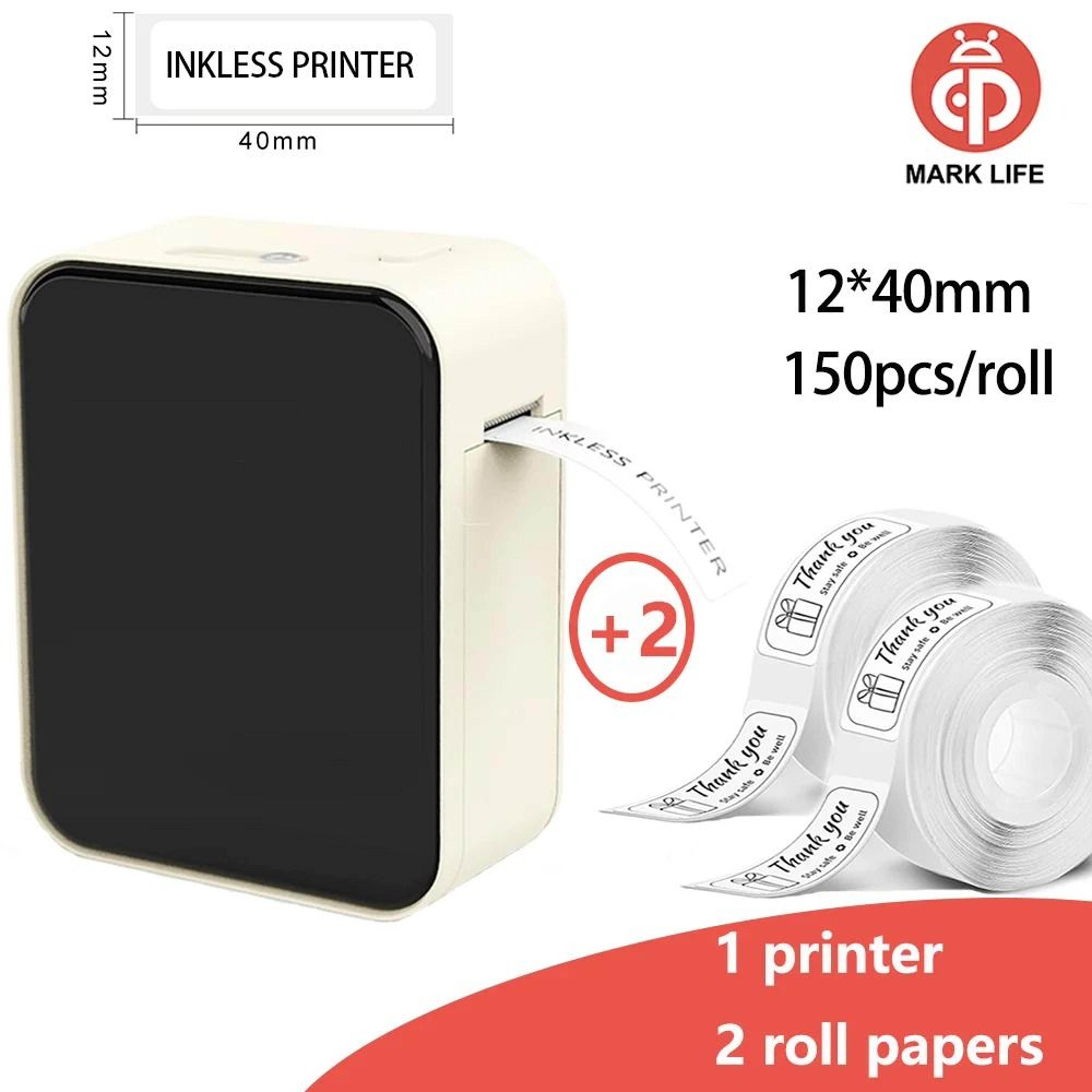 Marklife P15 Mini Wireless Bluetooth Thermal Label Printer For Business Kitchen Office  School 11