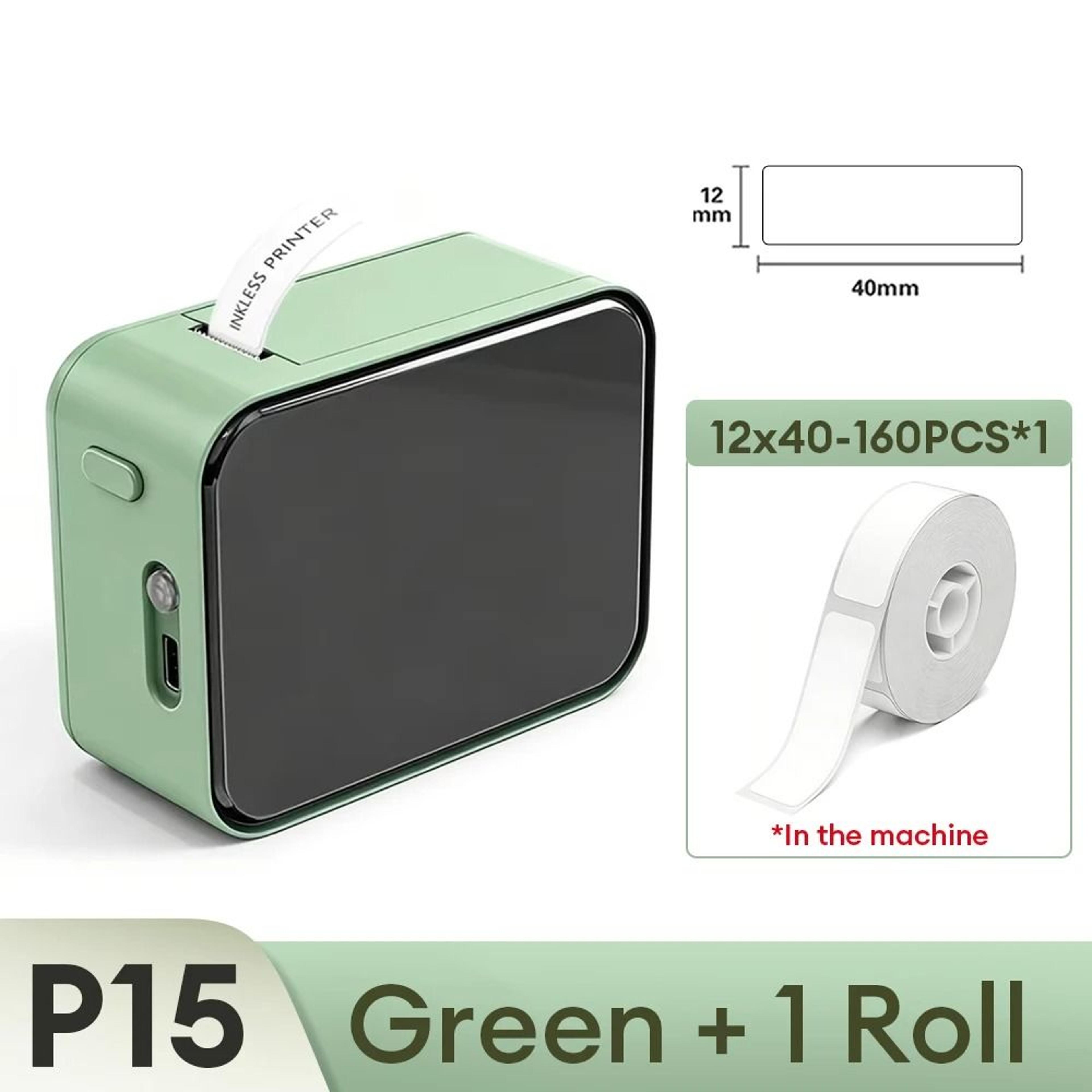 Marklife P15 Mini Handheld Bluetooth Thermal Label Printer Set With Adhesive Labels For Price Tags  9