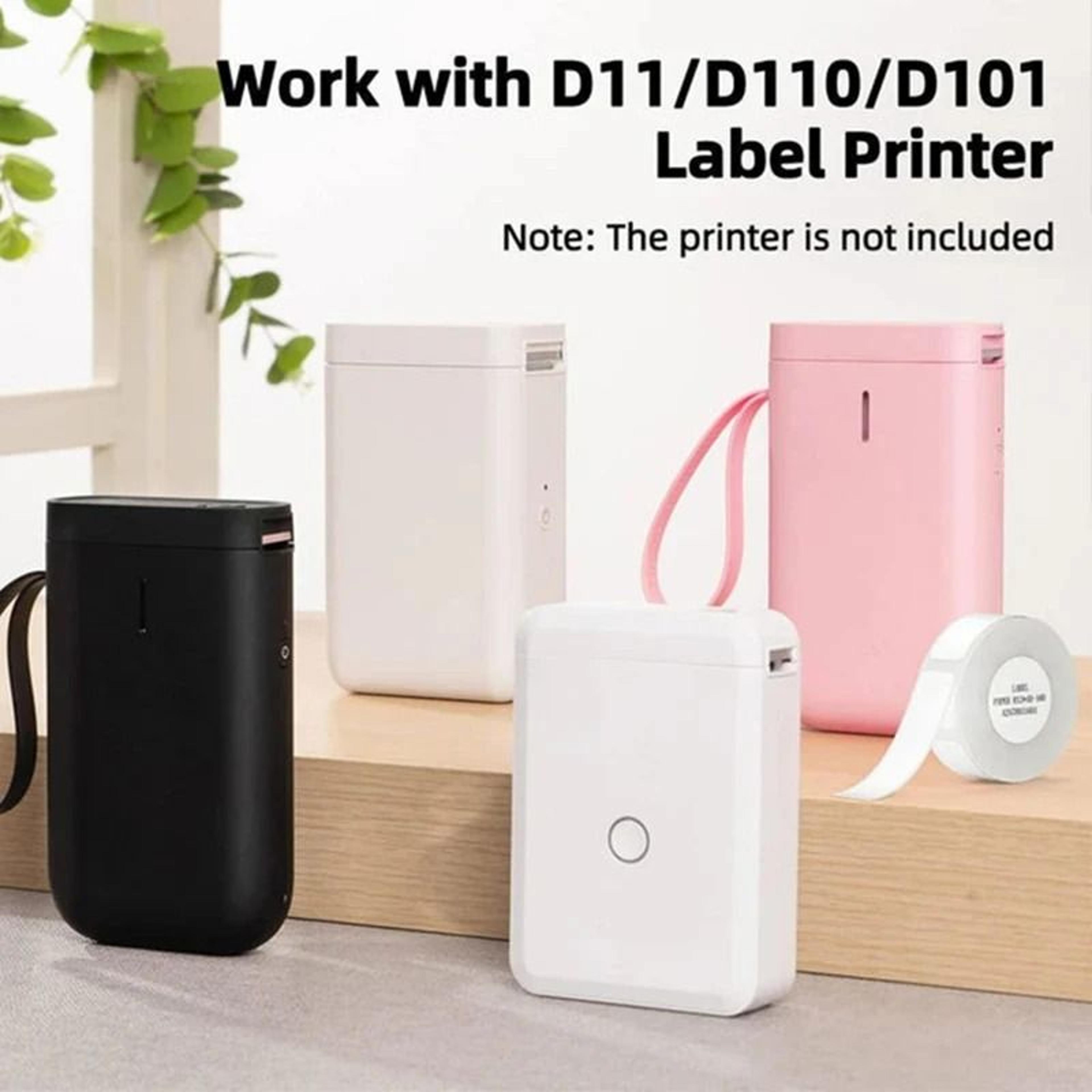 NIIMBOT Official Thermal Label Sticker Rolls Wire Cable White Color  Round Tags For D11 D101  D110  2